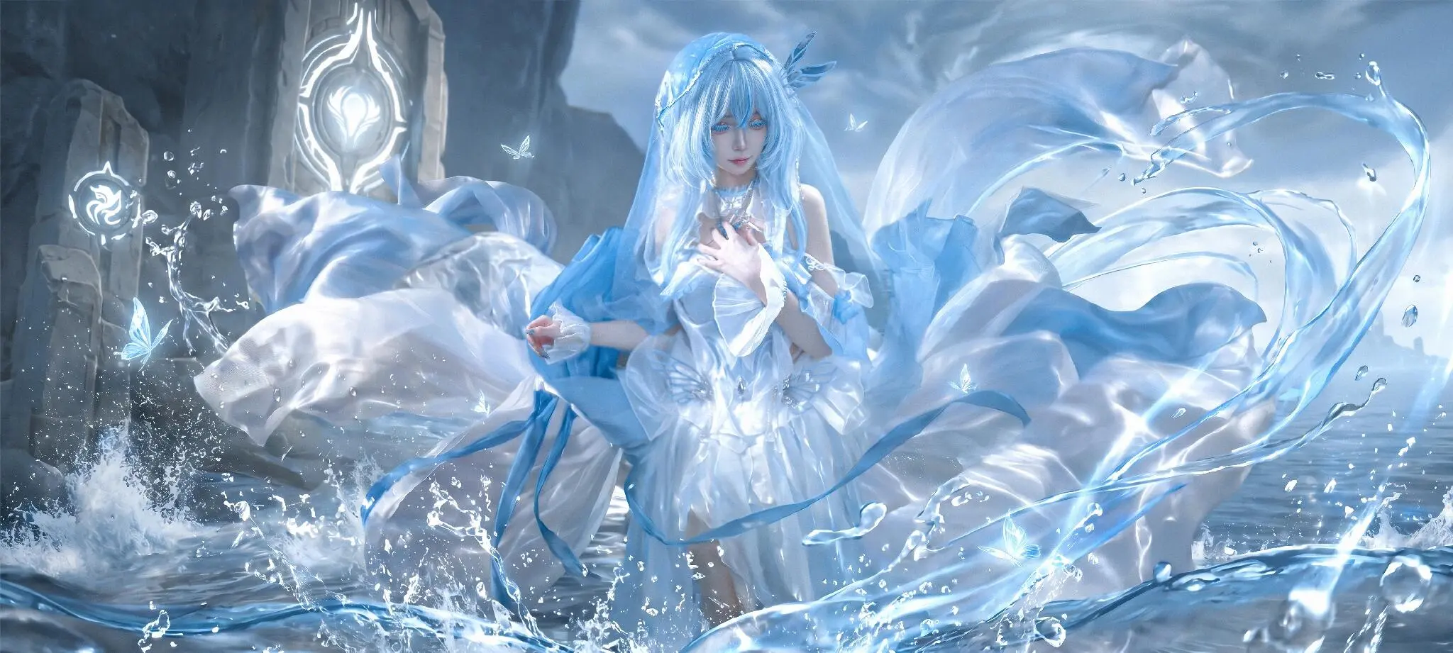 【黄泉cos】彼岸花海中的红伞与长刀 - 第 5 张