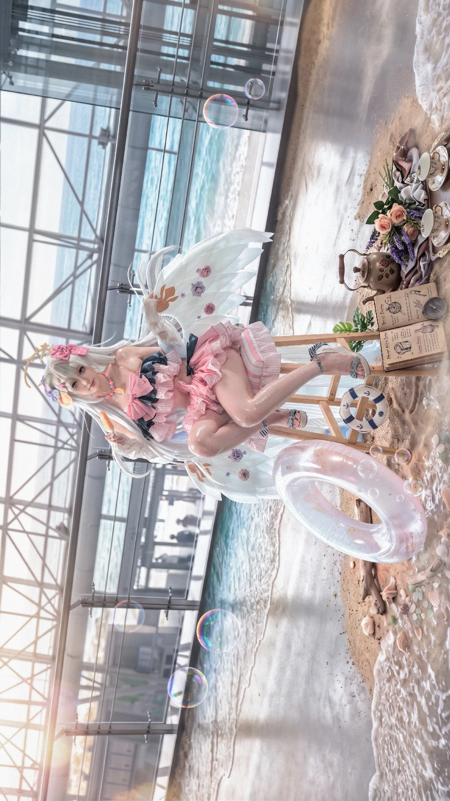 【白洲梓cos】和小梓一起在沙滩边享受夏日时光 - 第 2 张
