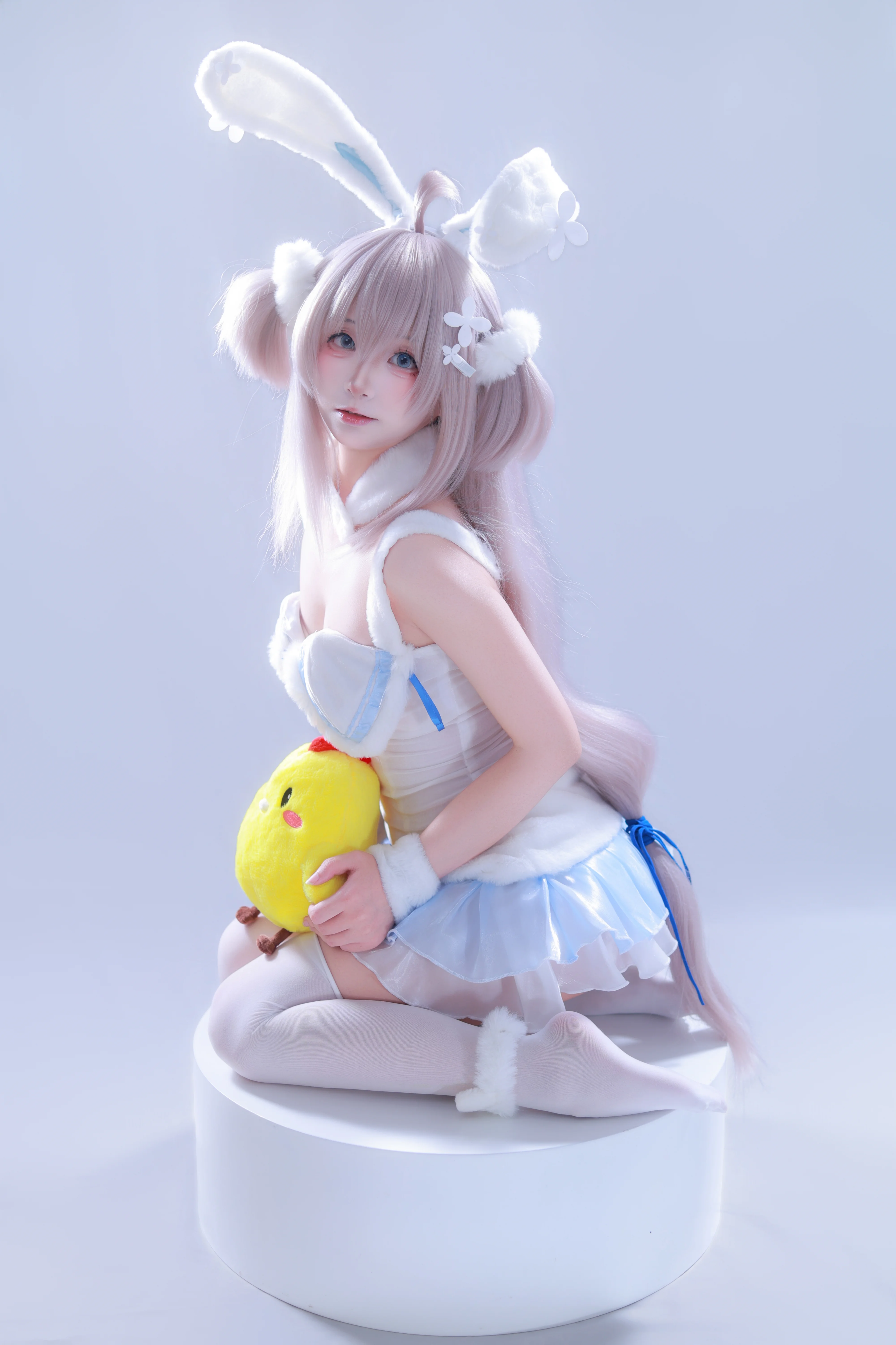 【海風うさちゃんコスプレ】ブルーアーカイブの夏色海風、ぴょこぴょこ动くうさ耳 - 2 枚目