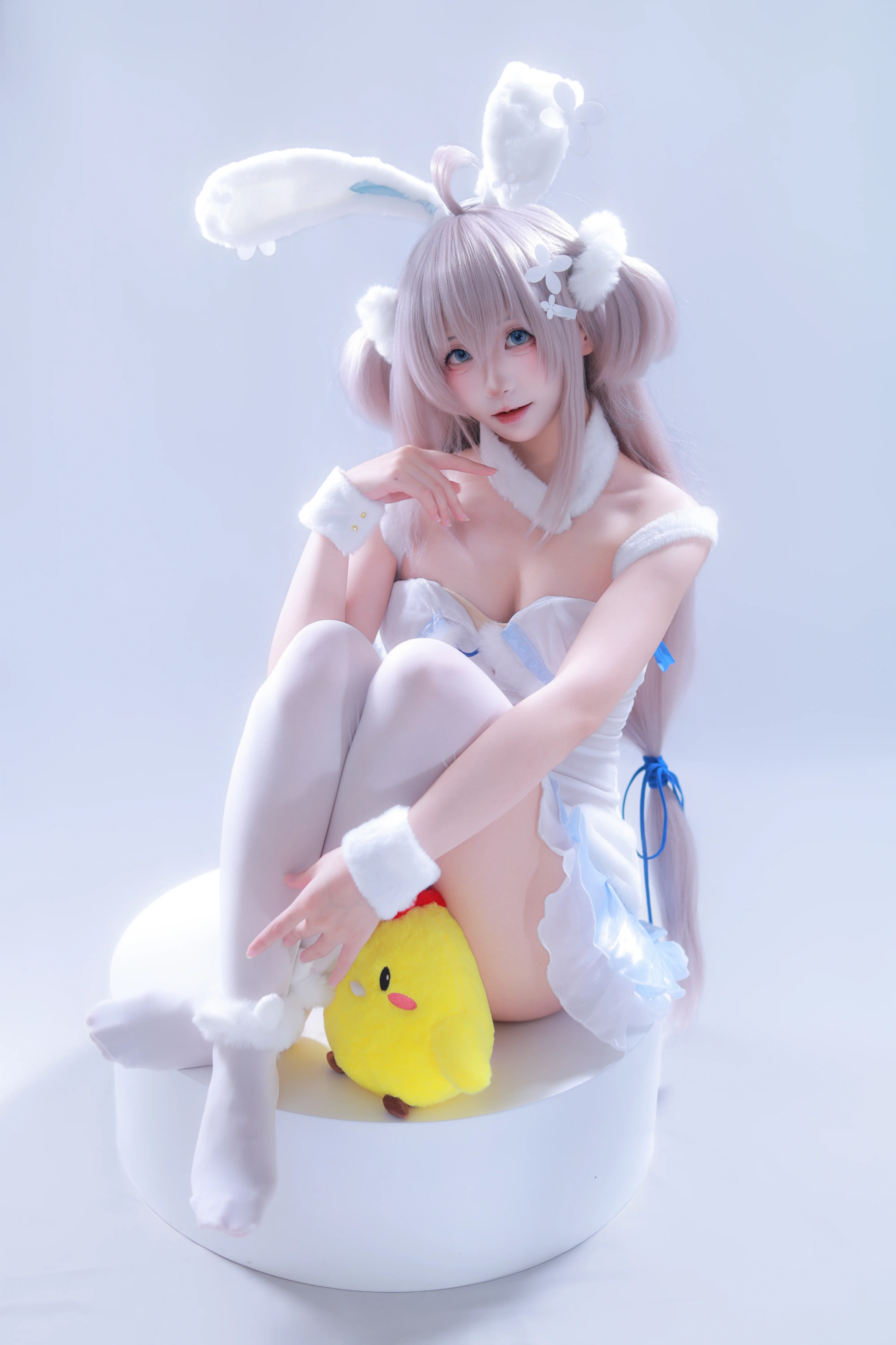 【海風うさちゃんコスプレ】ブルーアーカイブの夏色海風、ぴょこぴょこ动くうさ耳 - 3 枚目