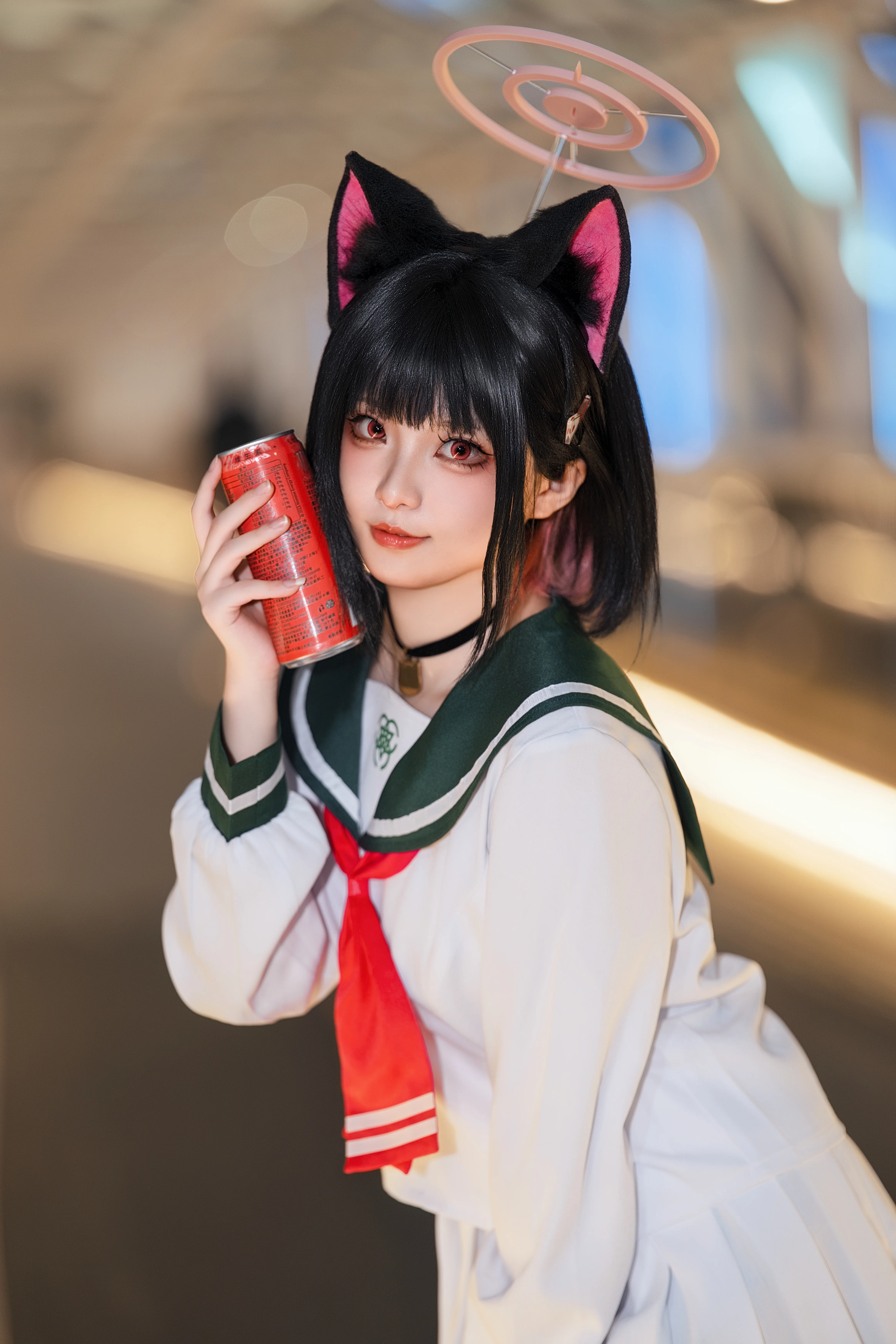【杏山和纱cos】在蔚蓝档案的街景中捕捉清冷瞬间 - 第5张