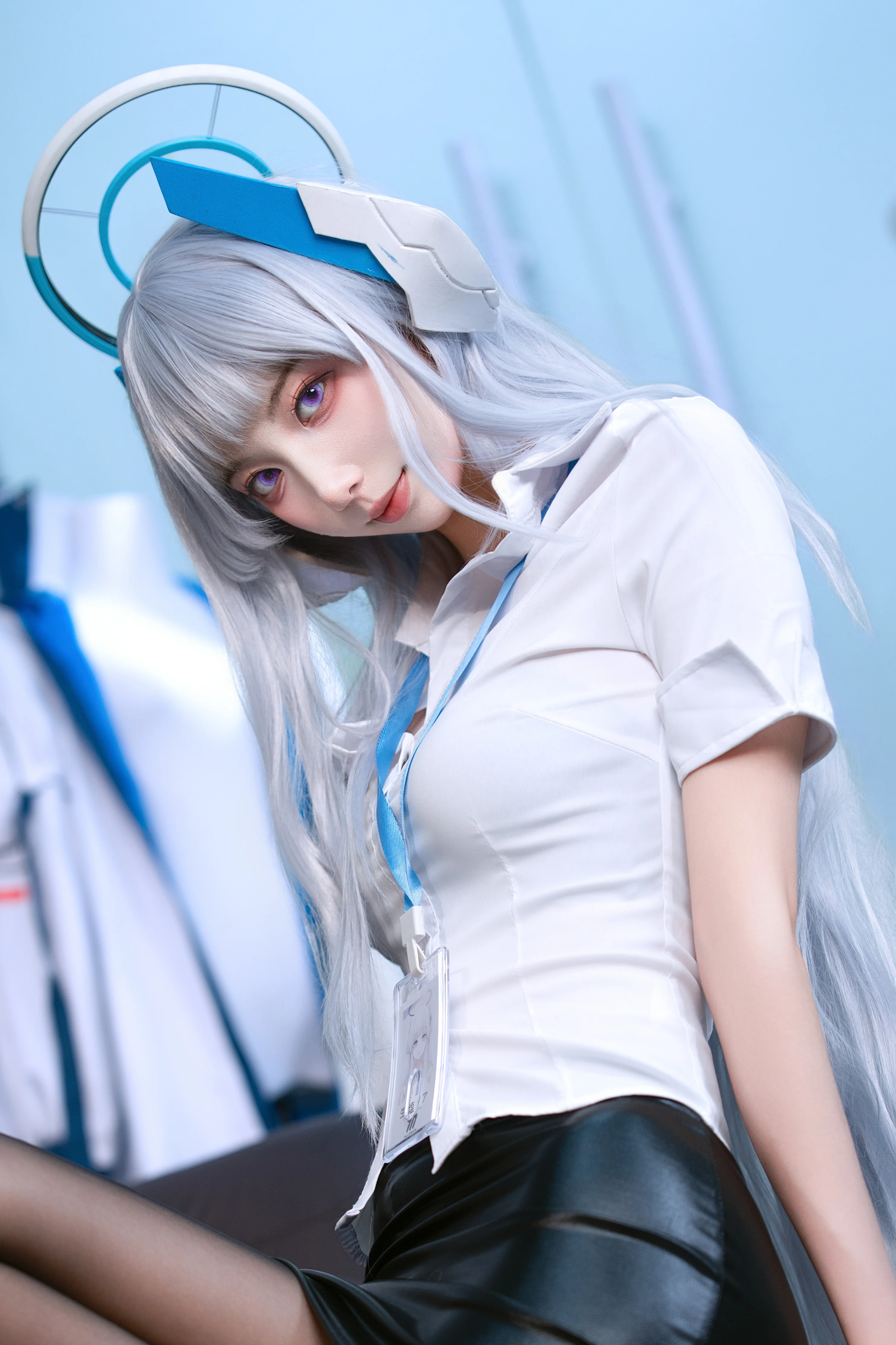 [Ushio Noa cosplay] Blue Archive: Sensei, shall we work overtime together today? - Image 2
