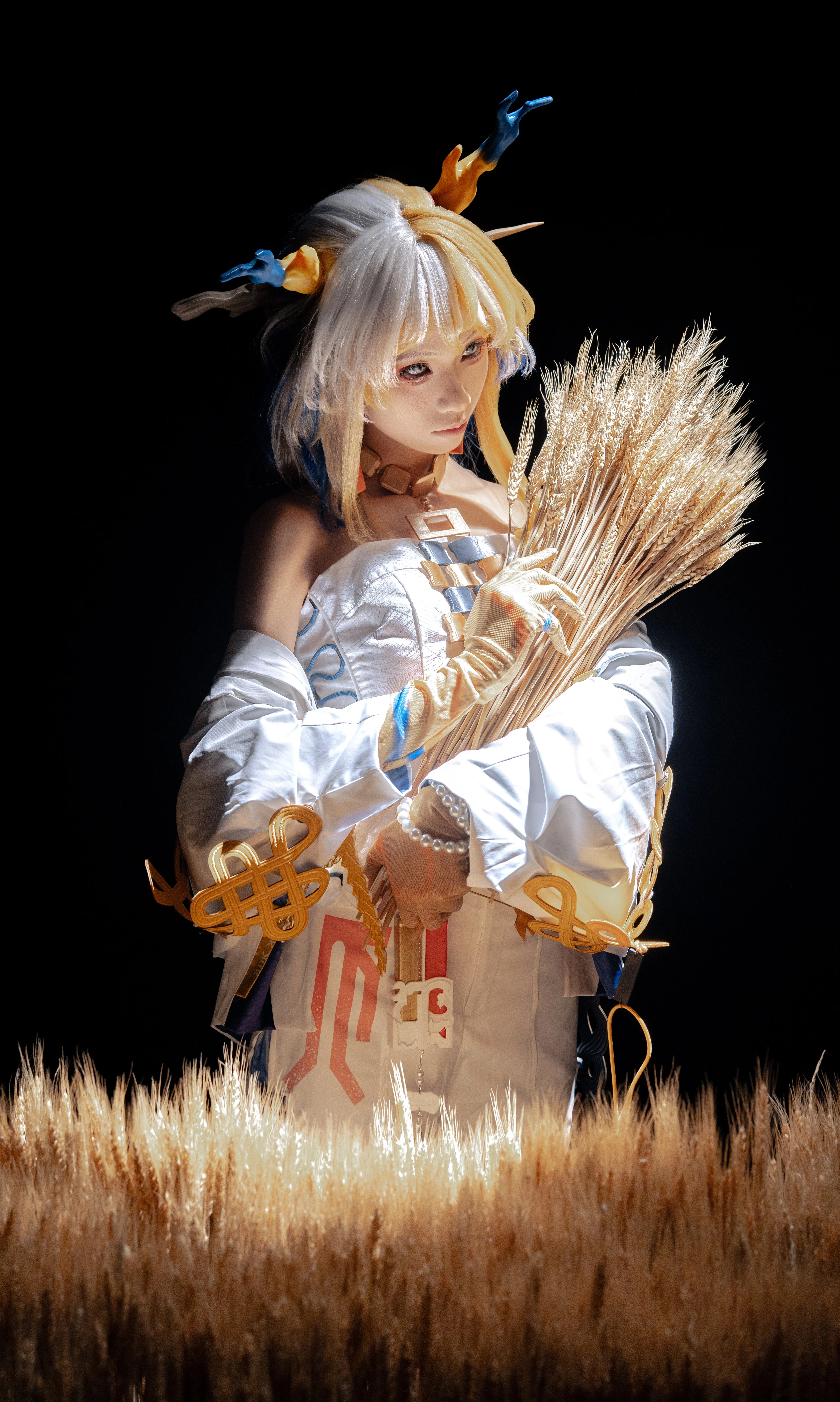 【シュ コスプレ】アークナイツ泡影蒼霆、麦畑に広がる風調雨順の祈り - 2 枚目