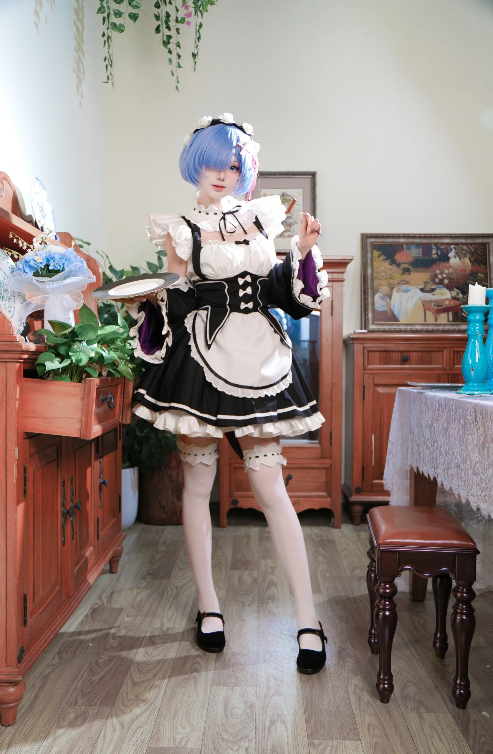 【蕾姆cos】Re:從零開始的異世界生活，女僕裝細節分享