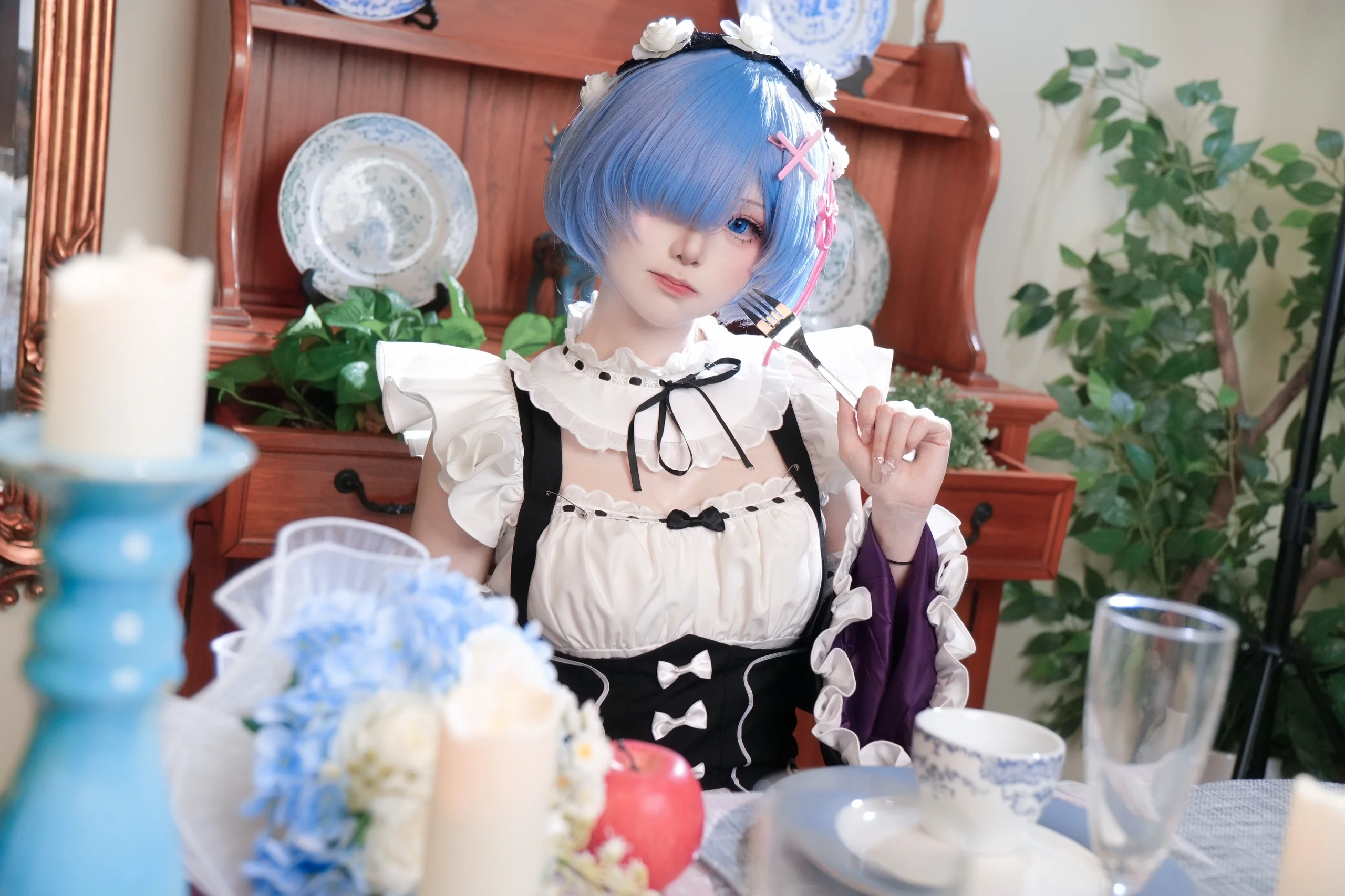 【蕾姆cos】Re:從零開始的異世界生活，女僕裝細節分享 - 第 4 張