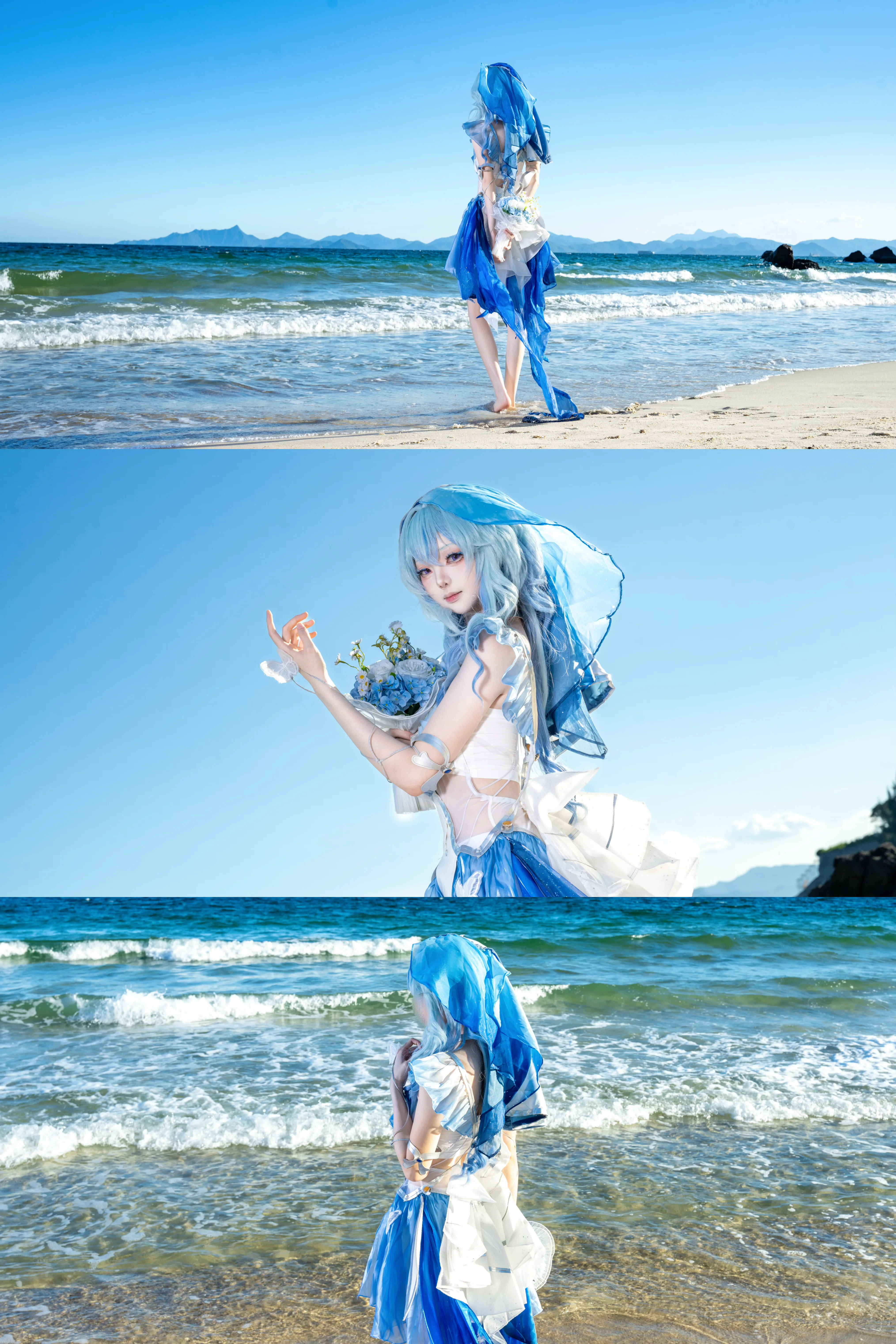 【守岸人cos】鸣潮海风与浪花中的实景记录 - 第 3 张