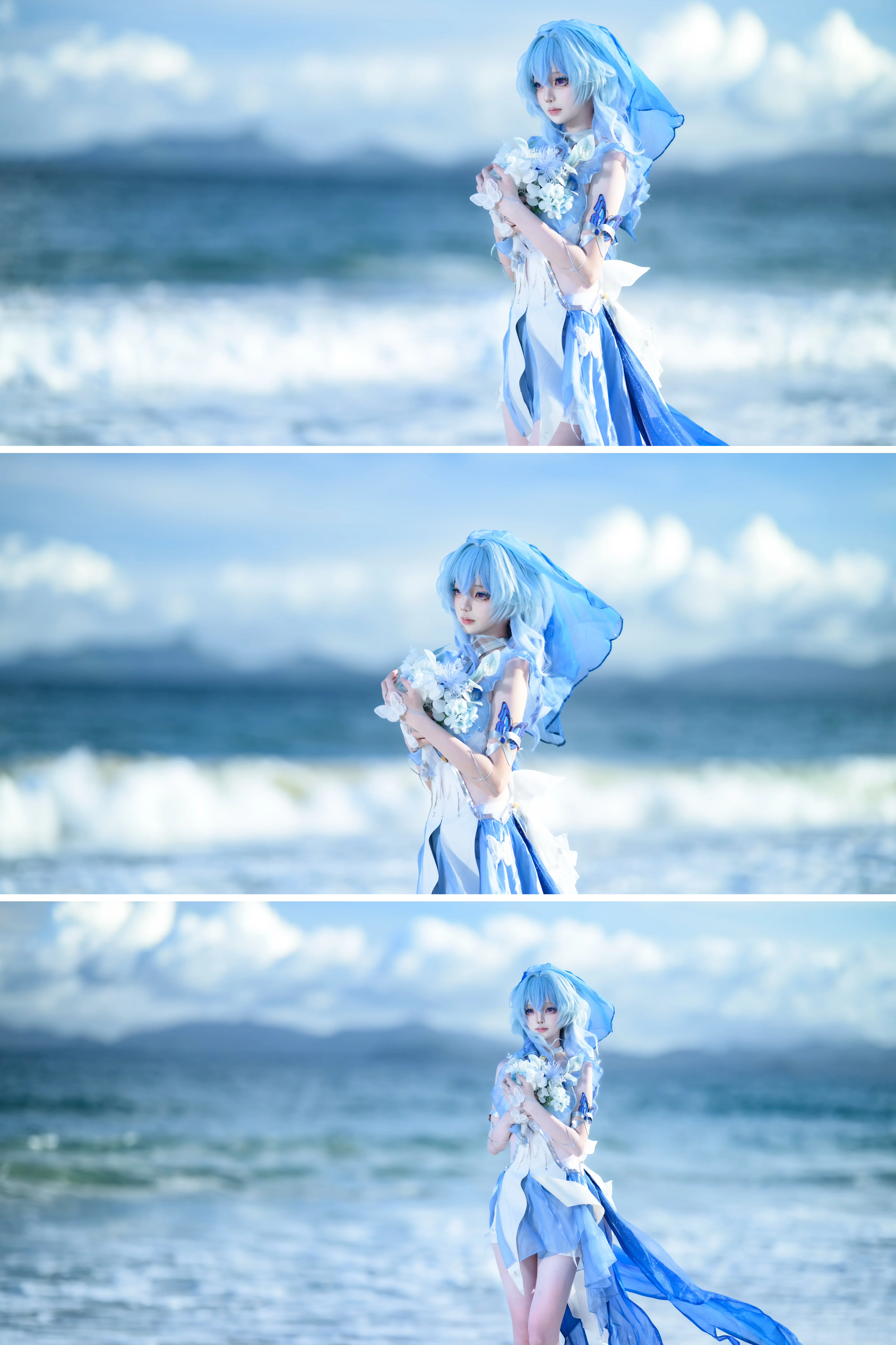 【守岸人cos】在海边捕捉鸣潮中的深邃守望 - 第 1 张