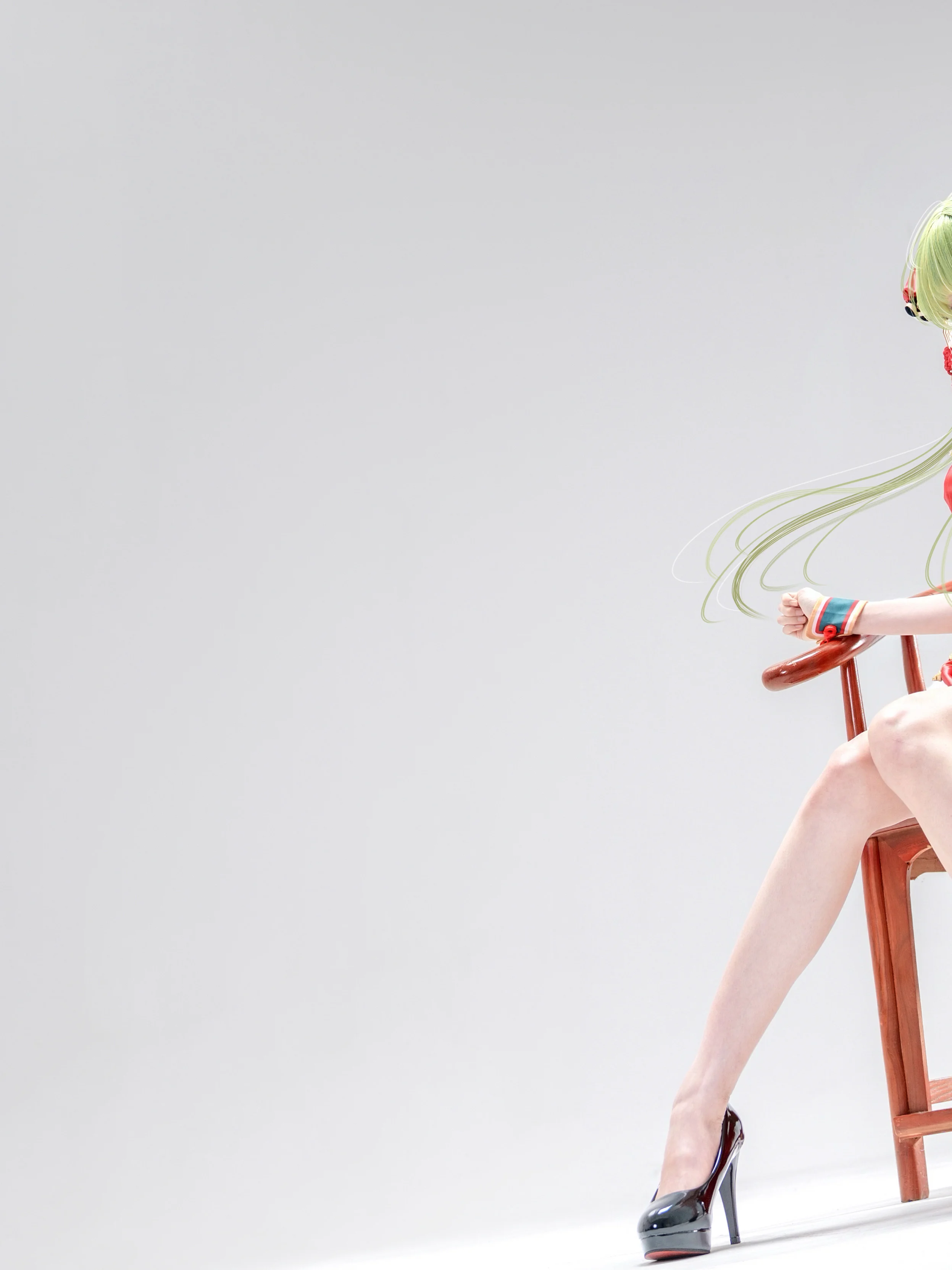 【C.C.cos】反叛的鲁路修，红旗袍与糖葫芦的午后 - 第 2 张