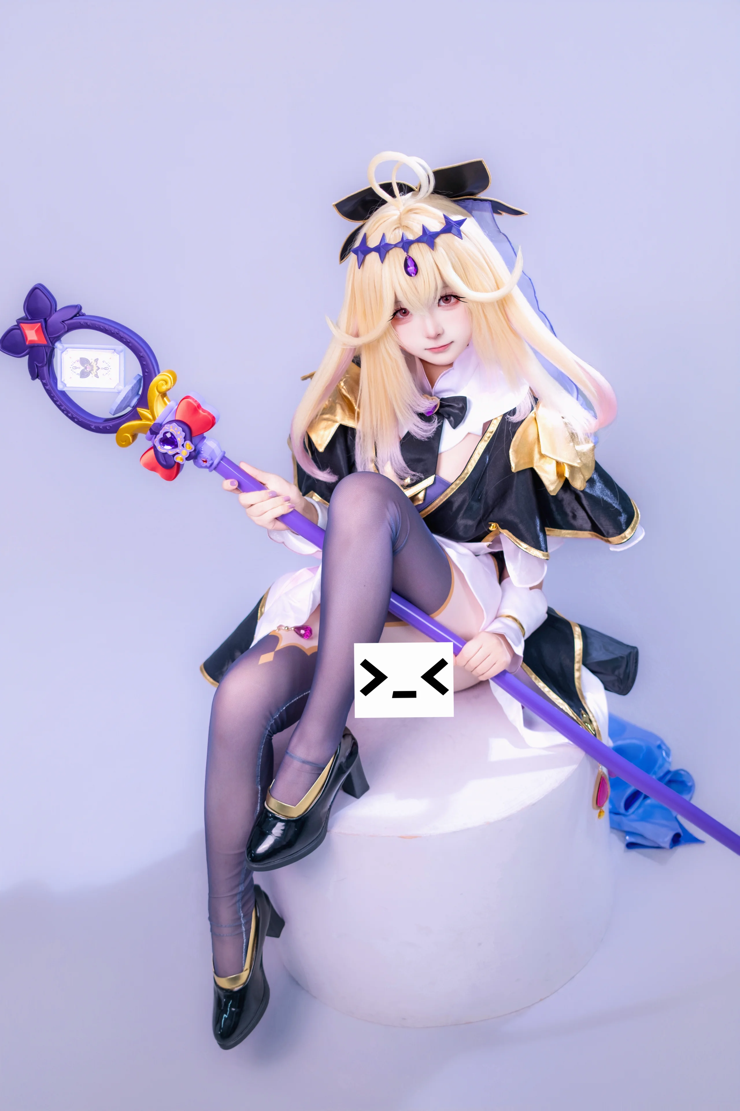 【森亚露露卡cos】名侦探光之美少女的白棚姿势记录 - 第 3 张