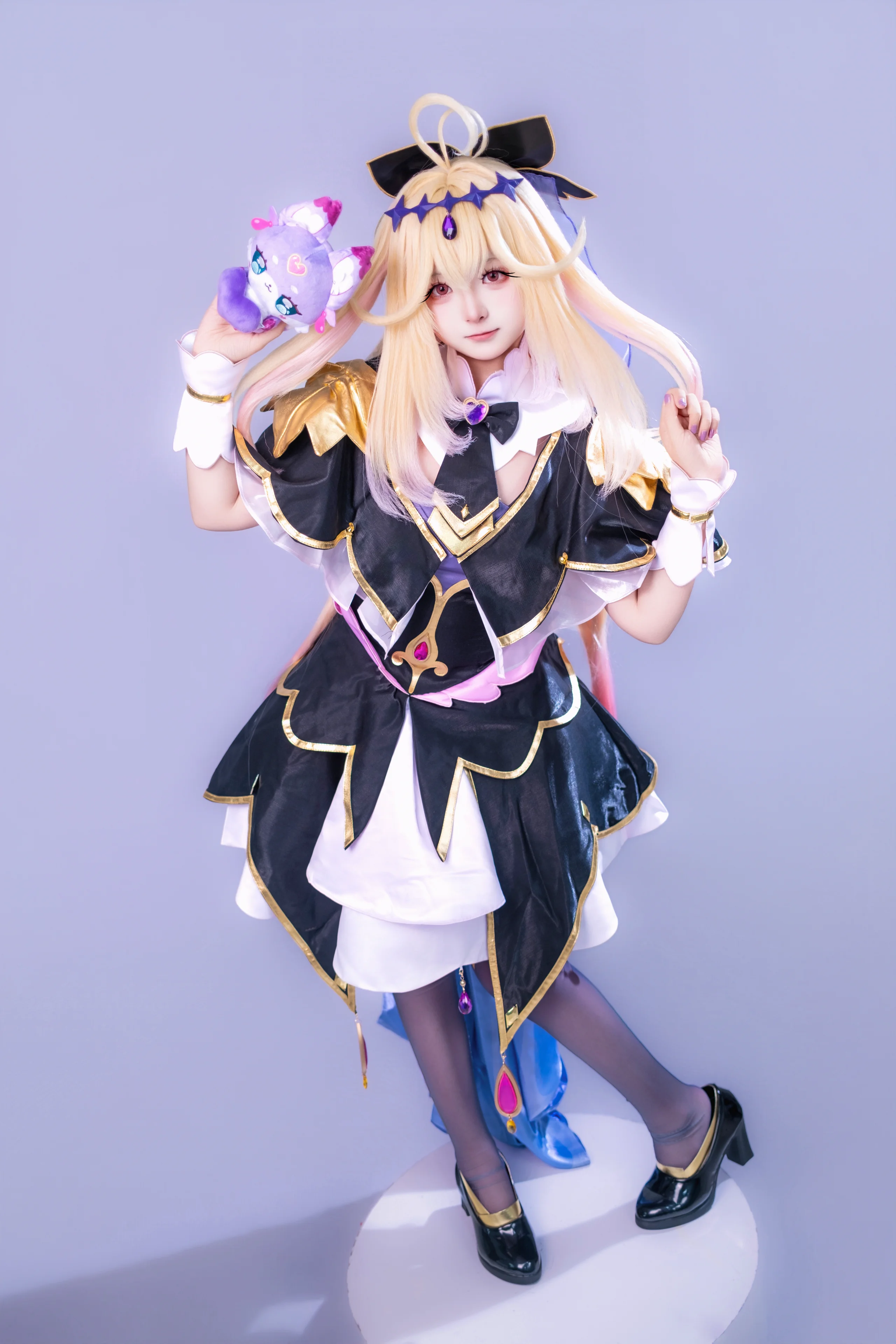 【森亚露露卡cos】名侦探光之美少女的白棚姿势记录 - 第 4 张