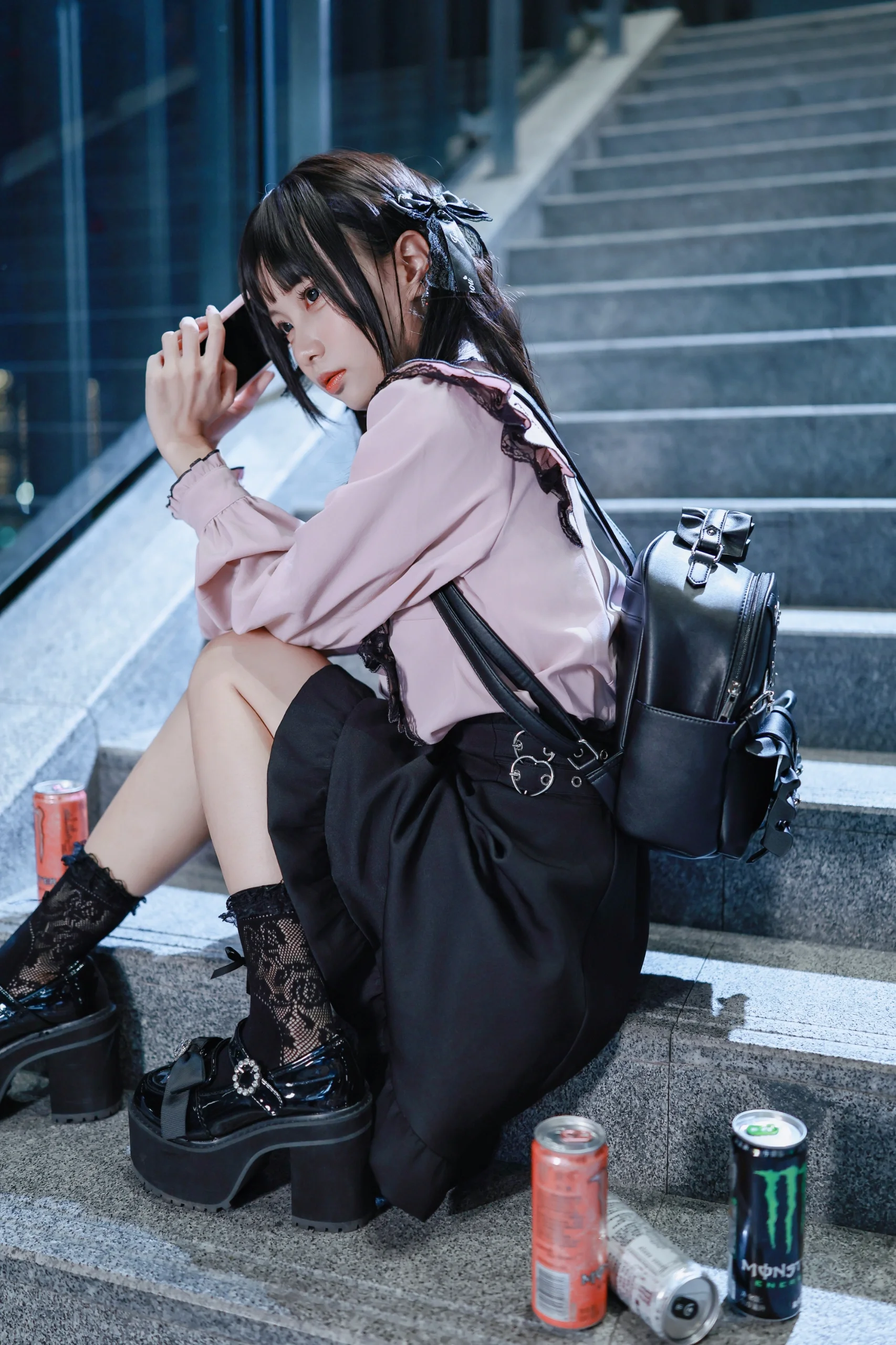 [Yua cosplay] Recreating the Sweet-Cool Look of "Tomorrow, I'll Be Someone's Girlfriend" on the Streets of Nanning - Image 7