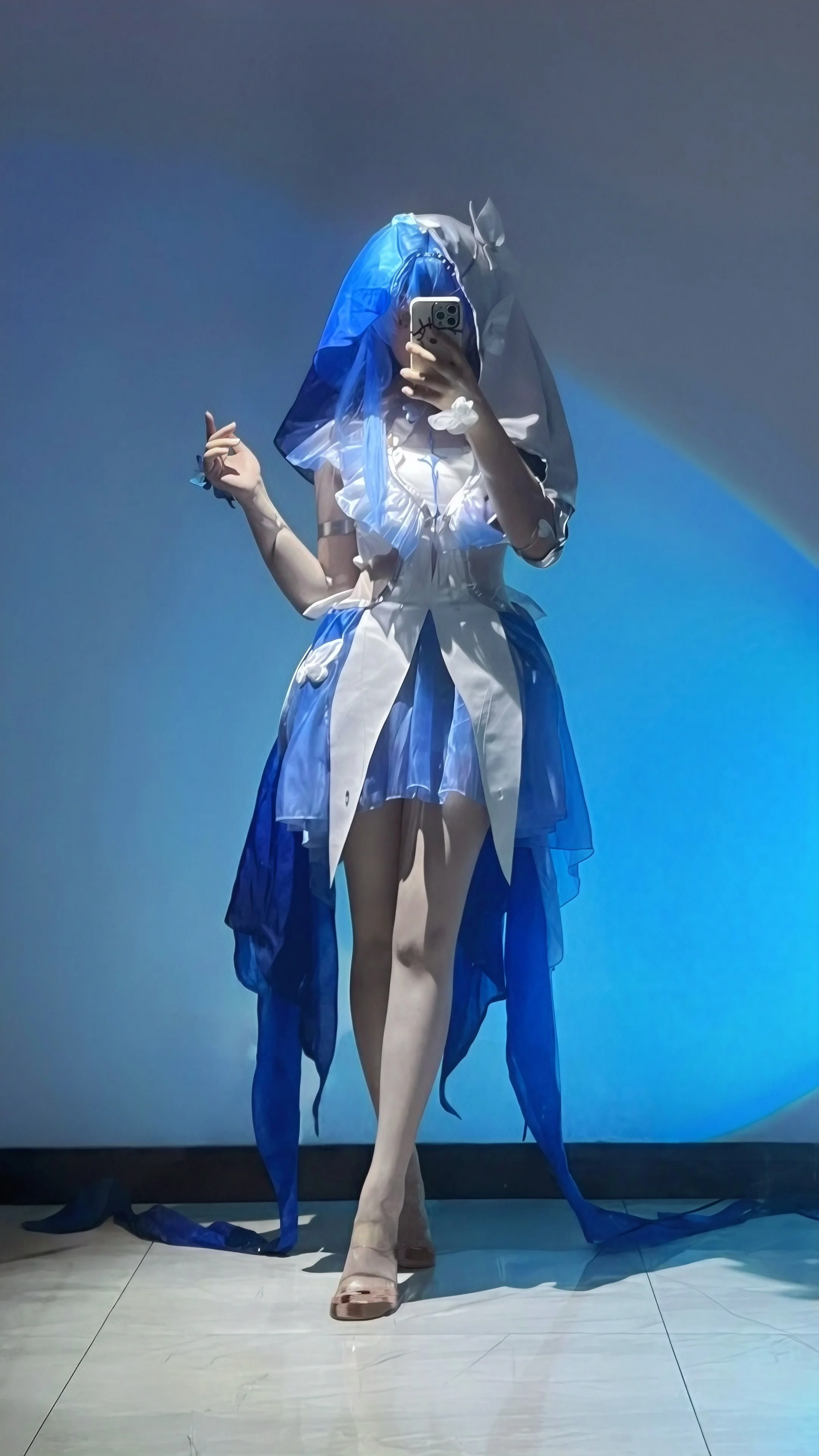 【守岸人cos】鸣潮的静谧幻境，蓝紫色调的守护者 - 第 2 张