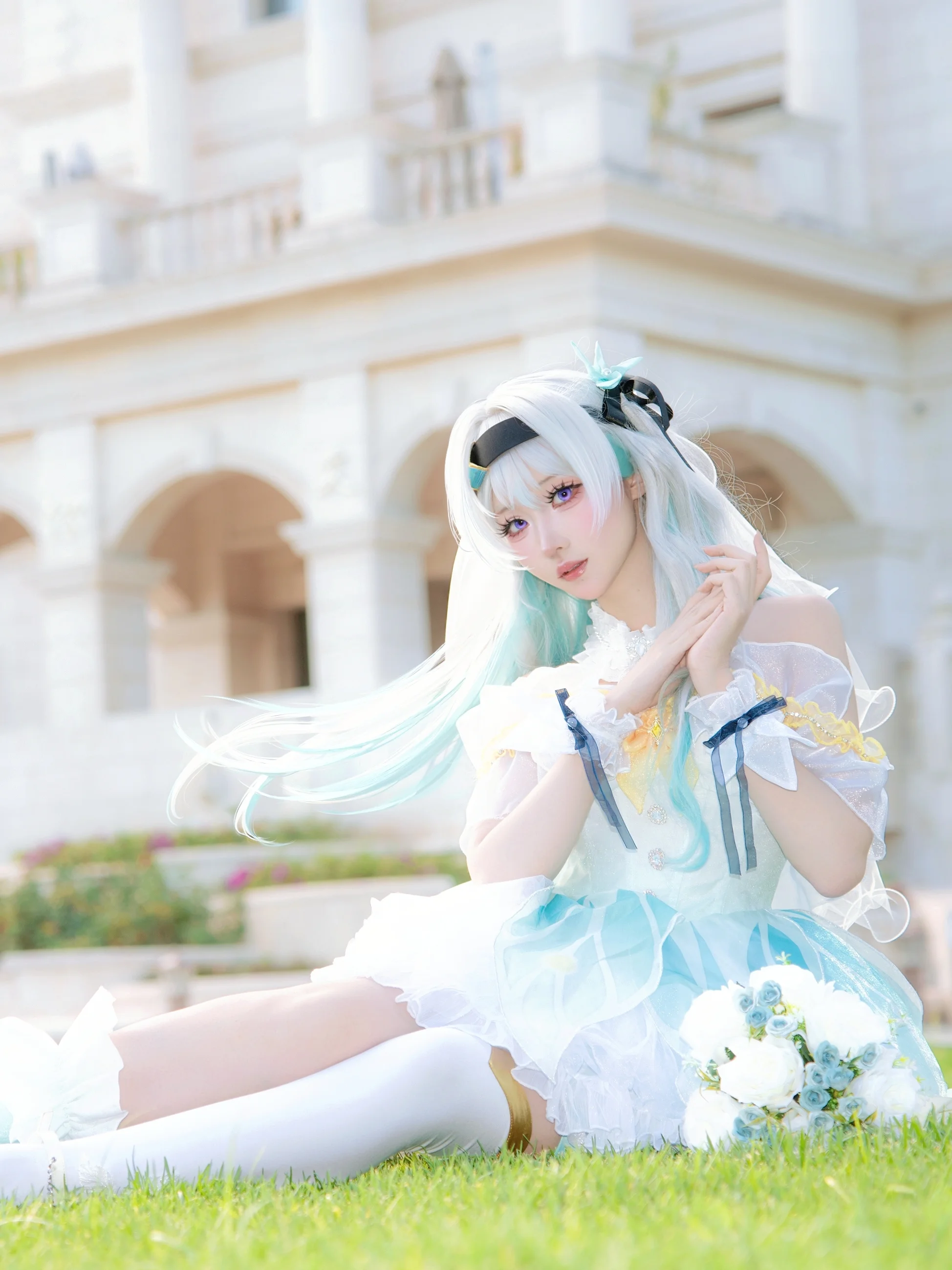 【流萤cos】崩坏星穹铁道里的那一抹清亮蓝白 - 第 1 张