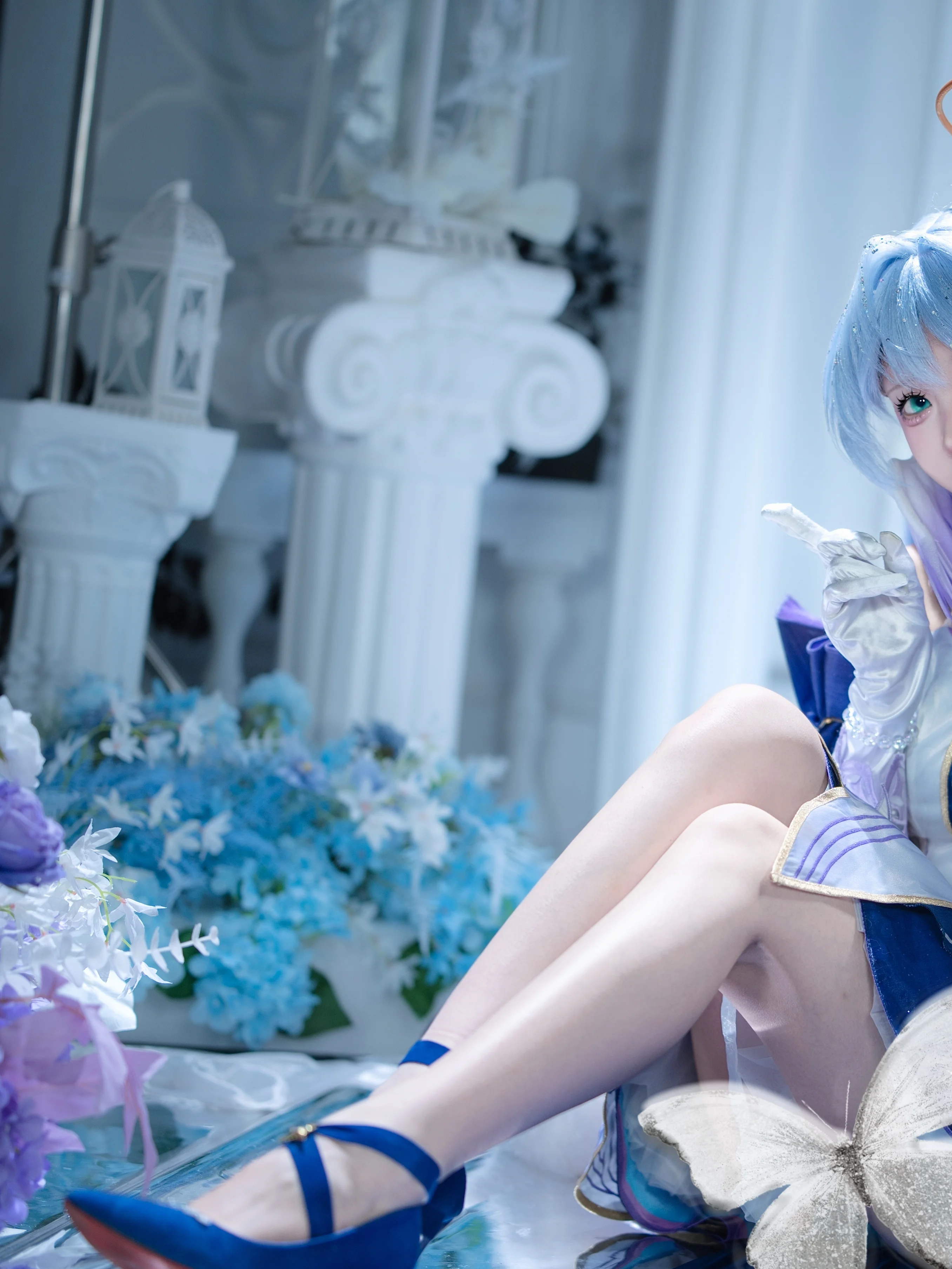 崩坏星穹铁道知更鸟cos，忘川花丛中的静谧天环族 - 第 2 张