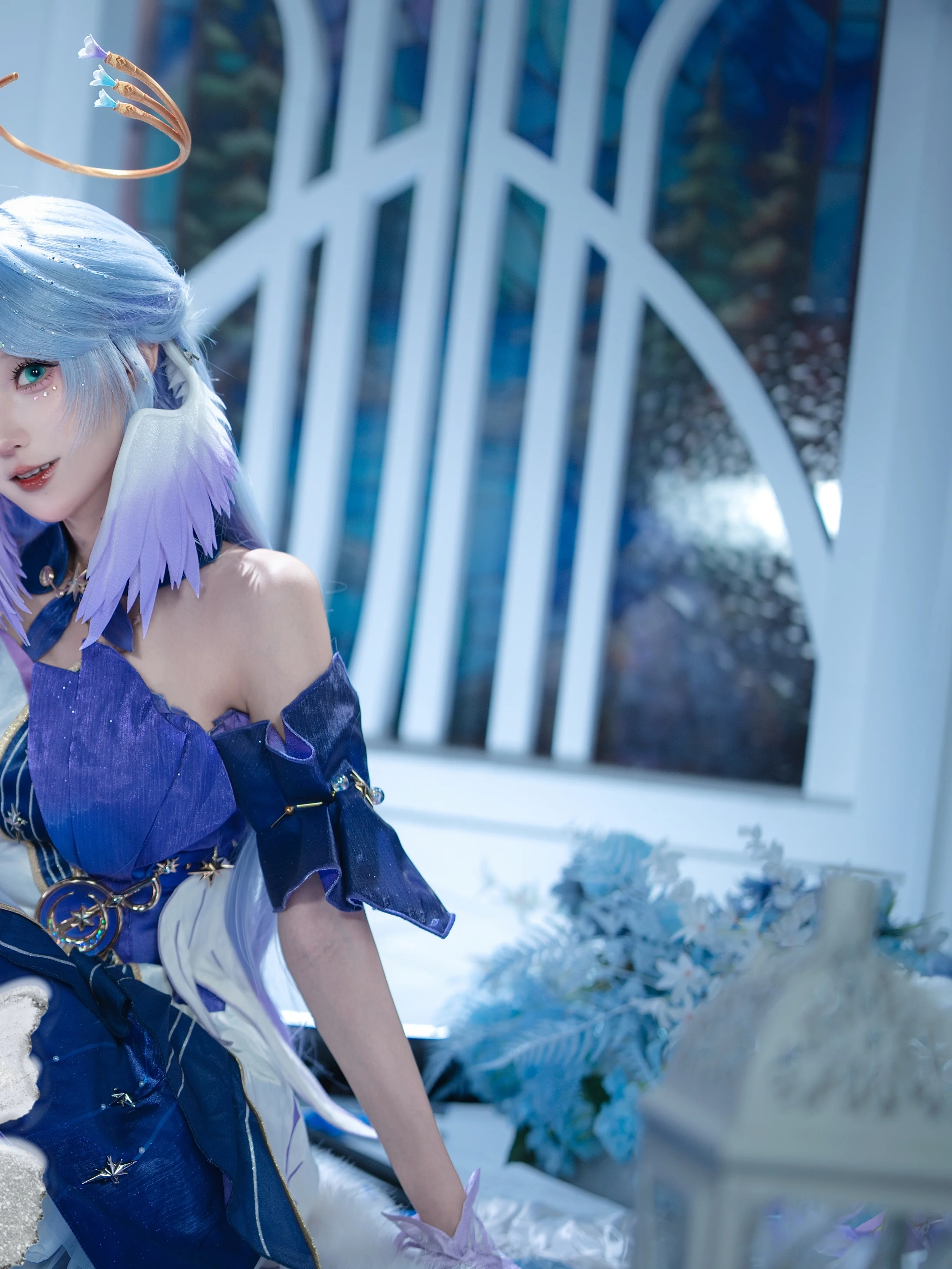 崩坏星穹铁道知更鸟cos，忘川花丛中的静谧天环族 - 第 3 张