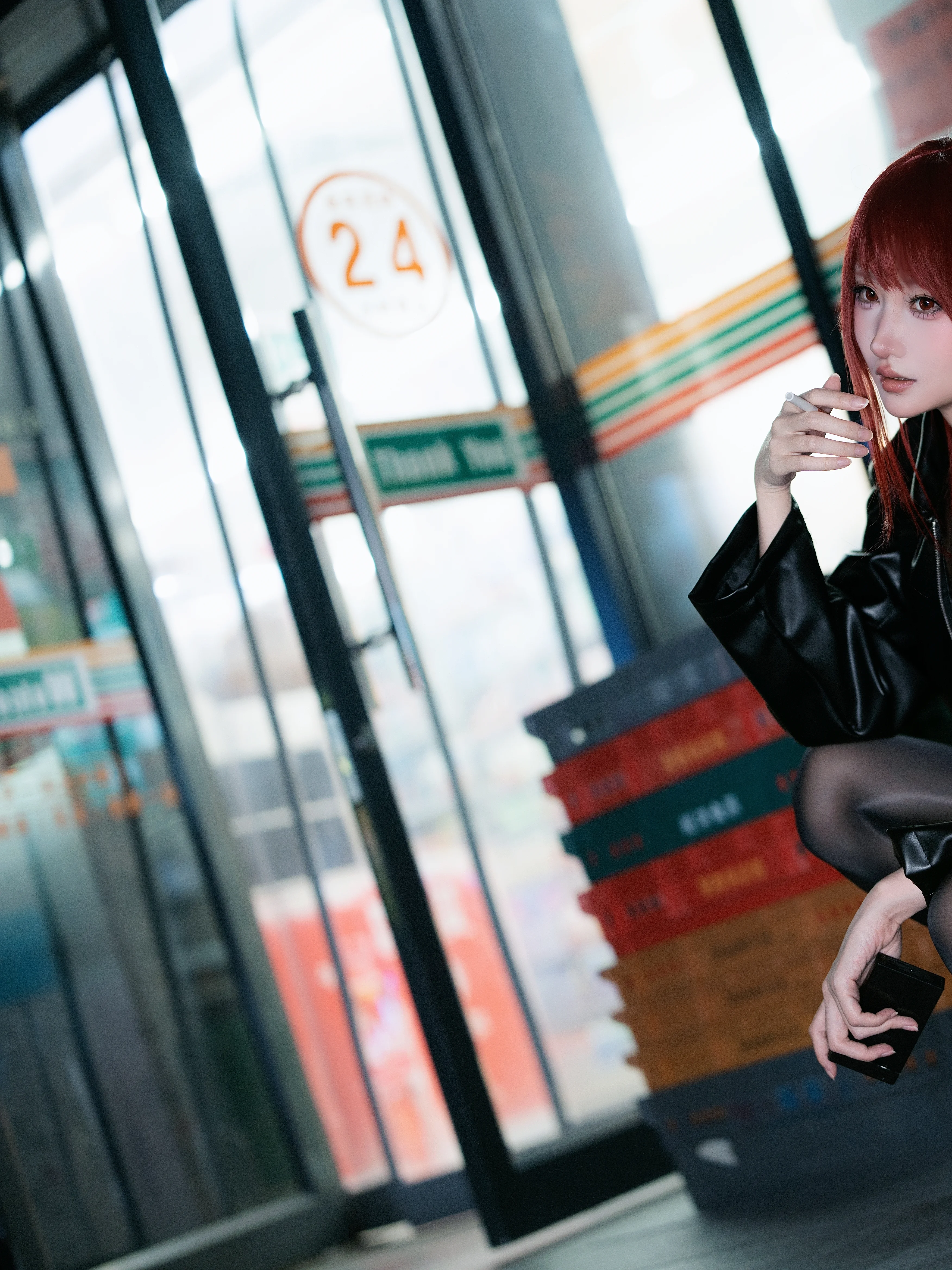 [Miss Yamada cosplay] A Moment at the Back Door of the Convenience Store - Image 2