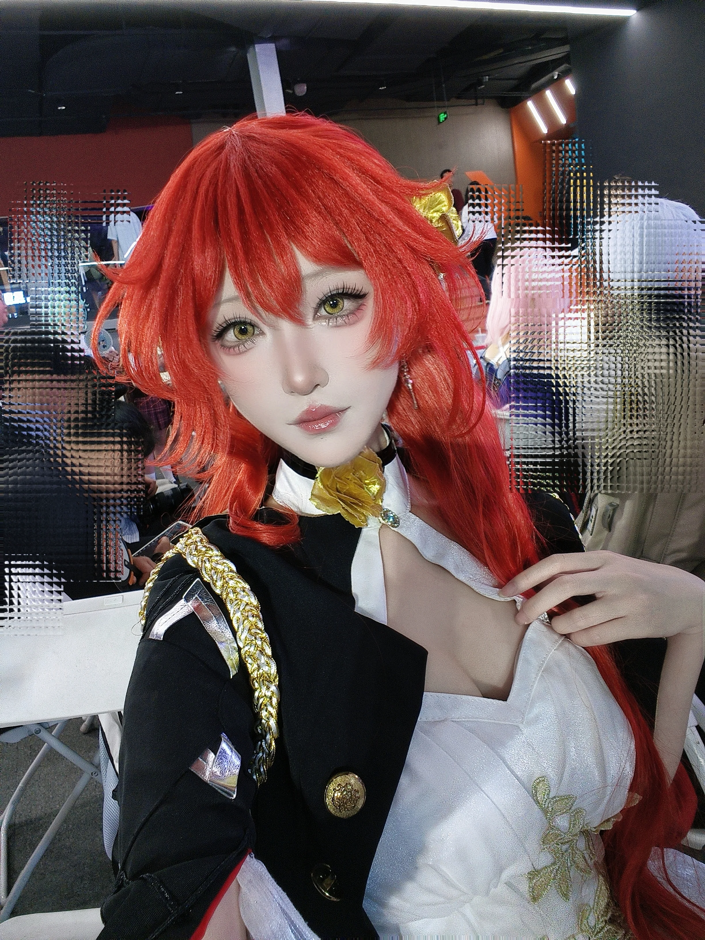 【姬子cos】崩壞星穹鐵道，北京同人展的紅髮指揮官