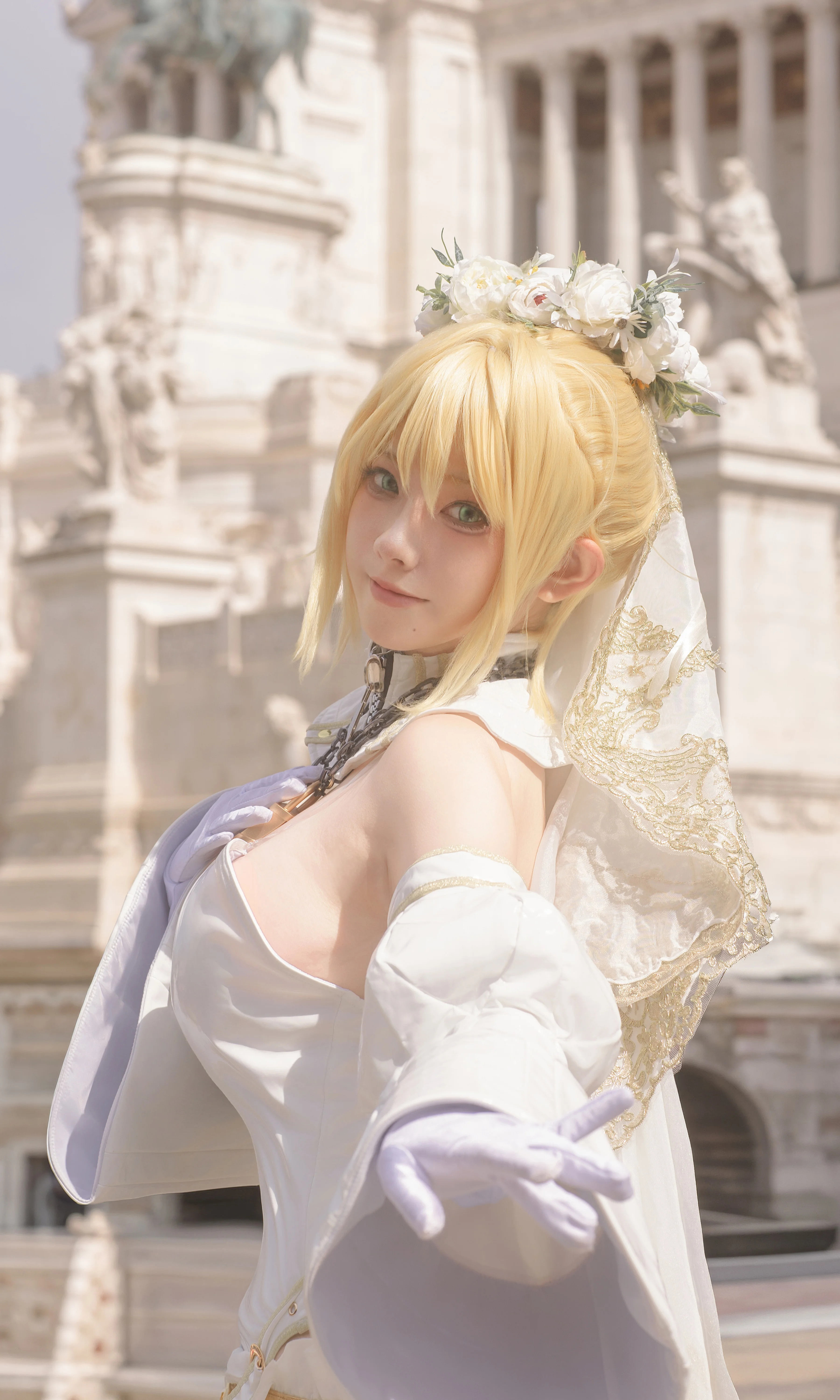 【尼祿花嫁cos】在羅馬古城的永恆光影中漫步