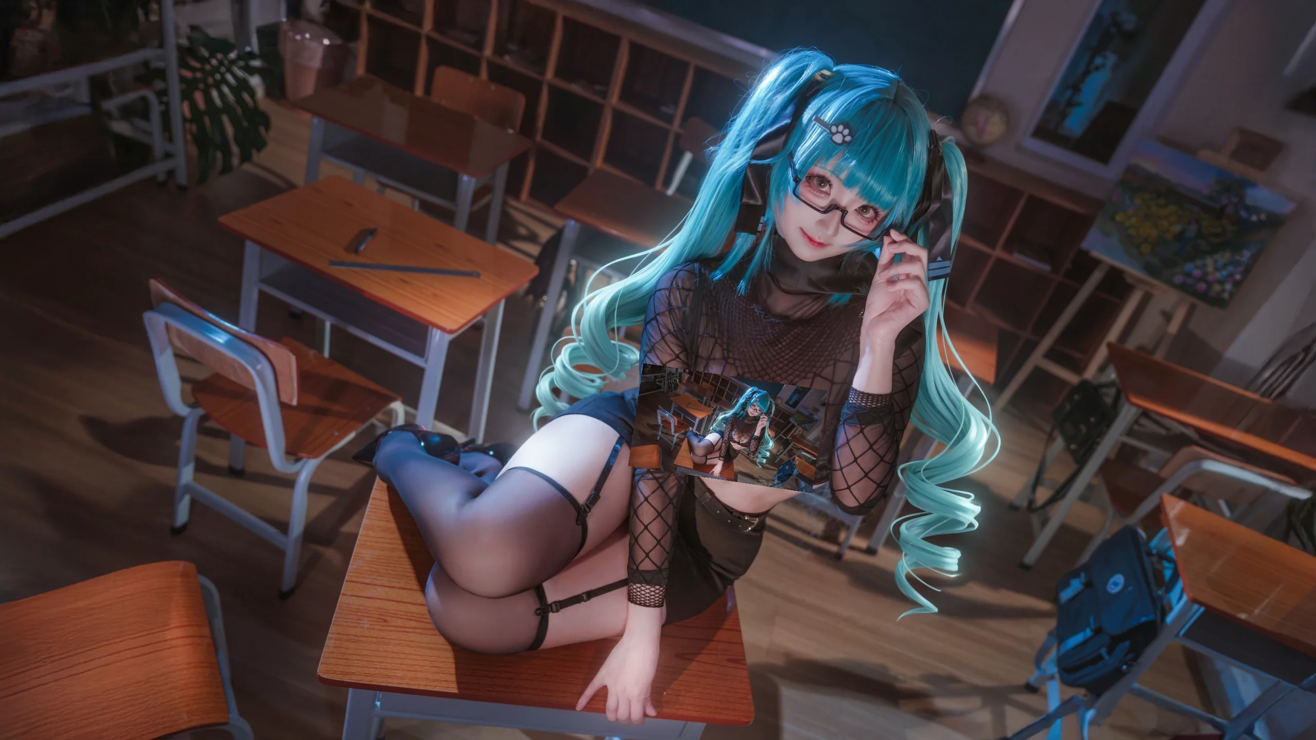 【普麗瓦蒂cos】nikke教室裡的精英氣場
