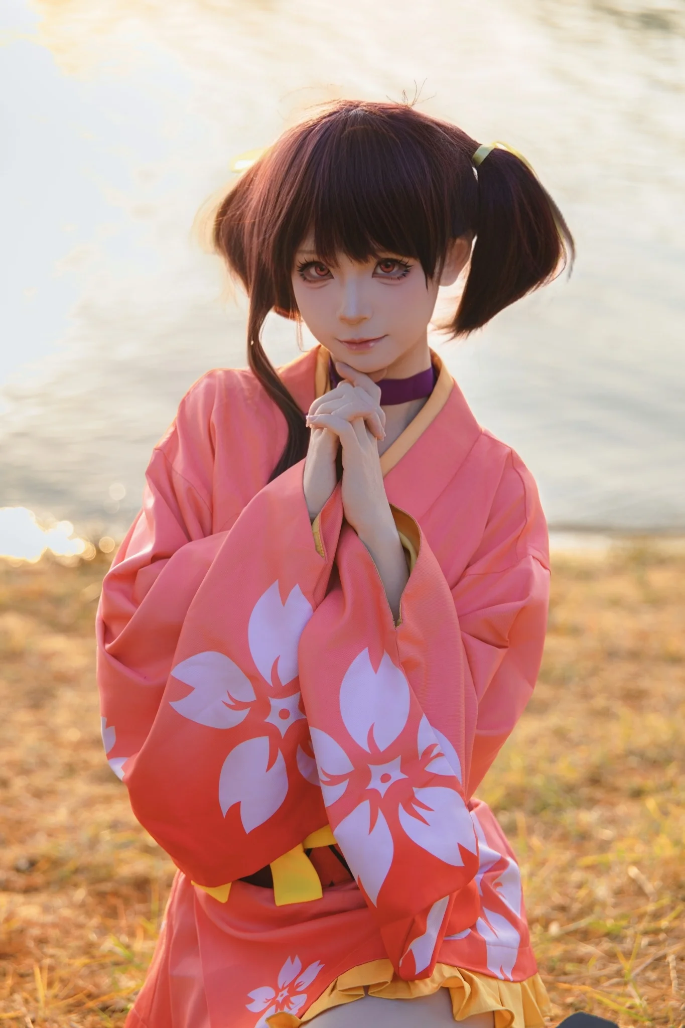 [Mumei cosplay] Kabaneri of the Iron Fortress — A Japanese-style Girl in the Autumn Forest