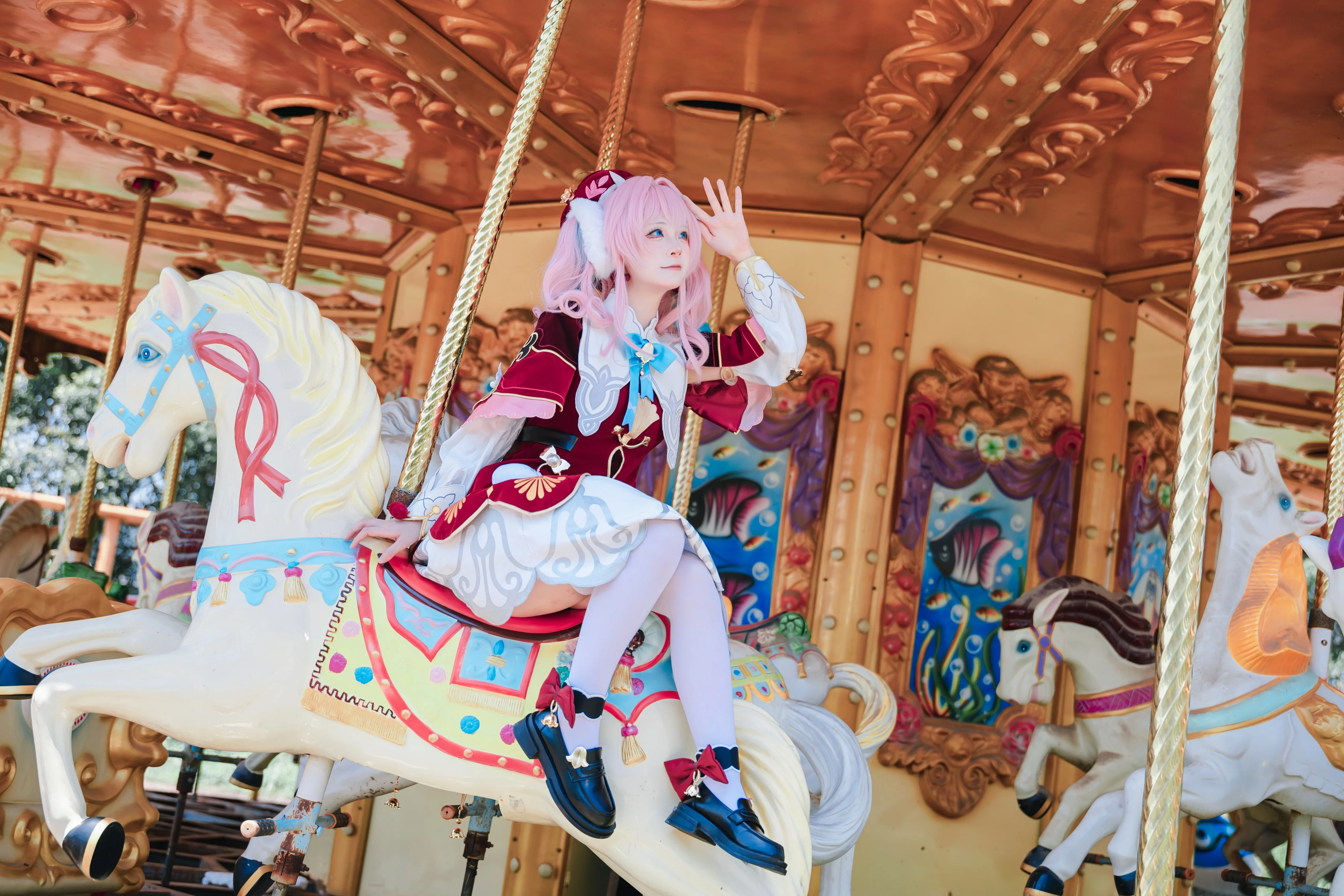 【风堇cos】崩坏星穹铁道 旋转木马上的午后时光 - 第 7 张