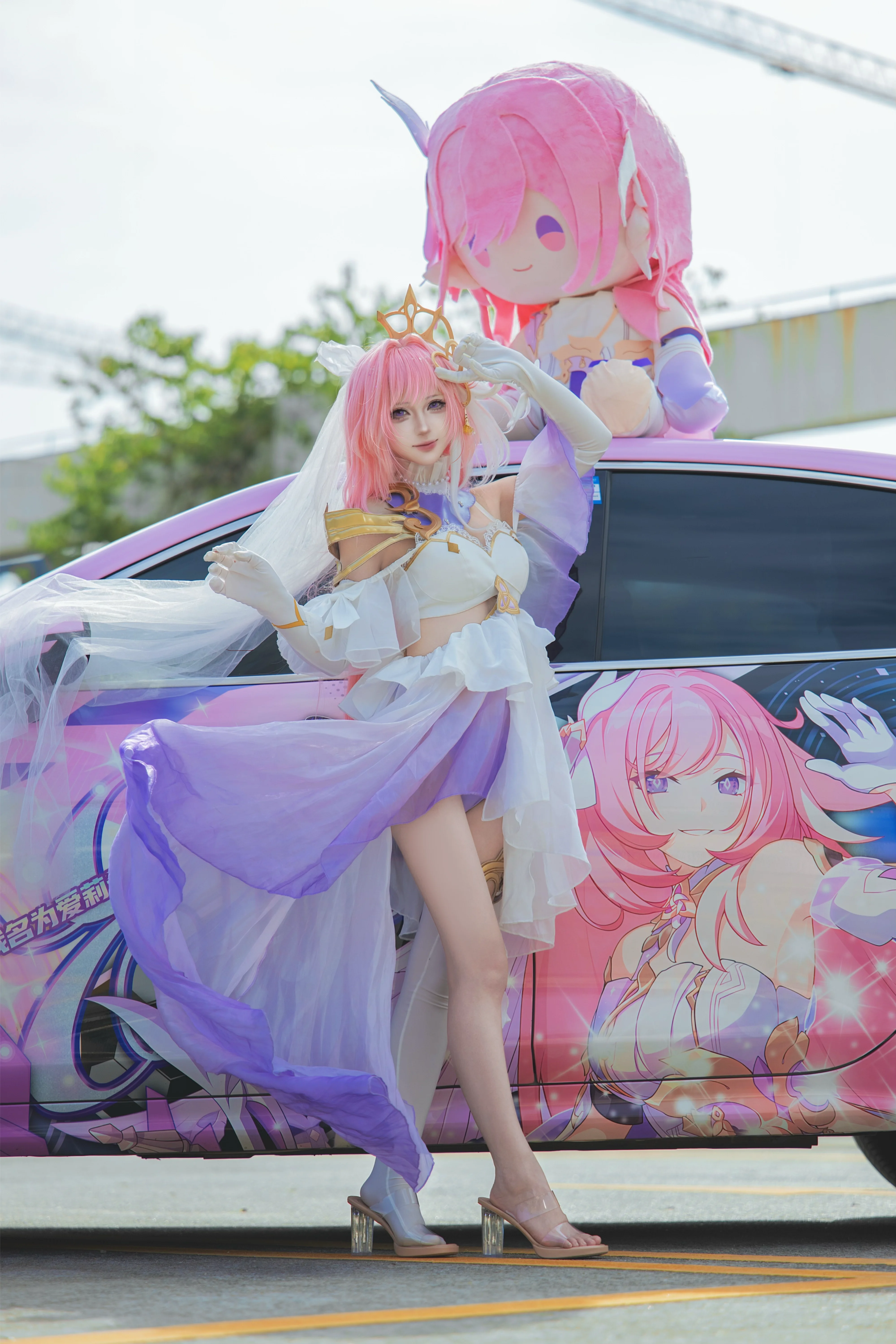 【愛莉希雅cos】崩壞3的專屬痛車外景記錄 - 第 1 張