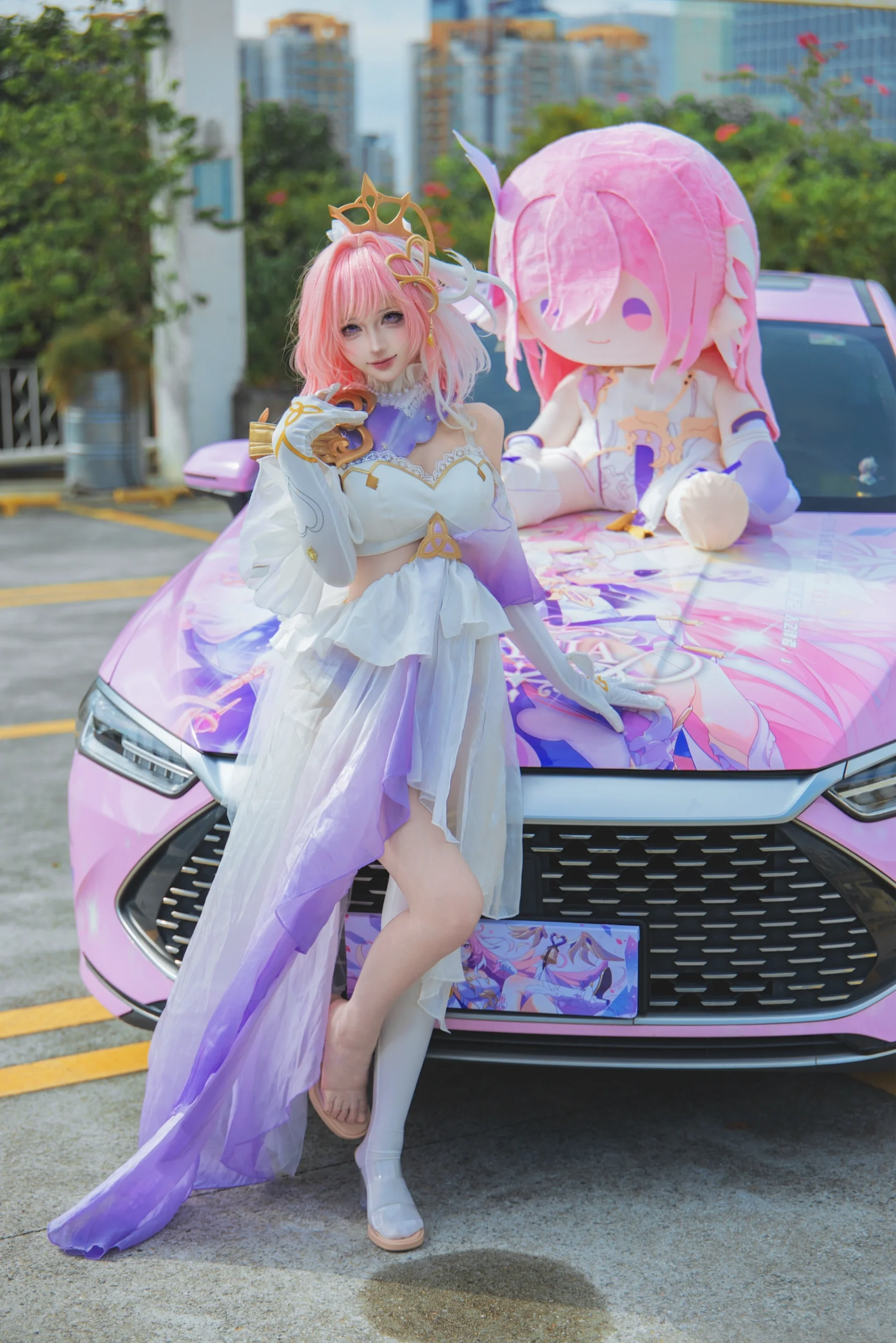 【愛莉希雅cos】崩壞3的專屬痛車外景記錄 - 第 3 張