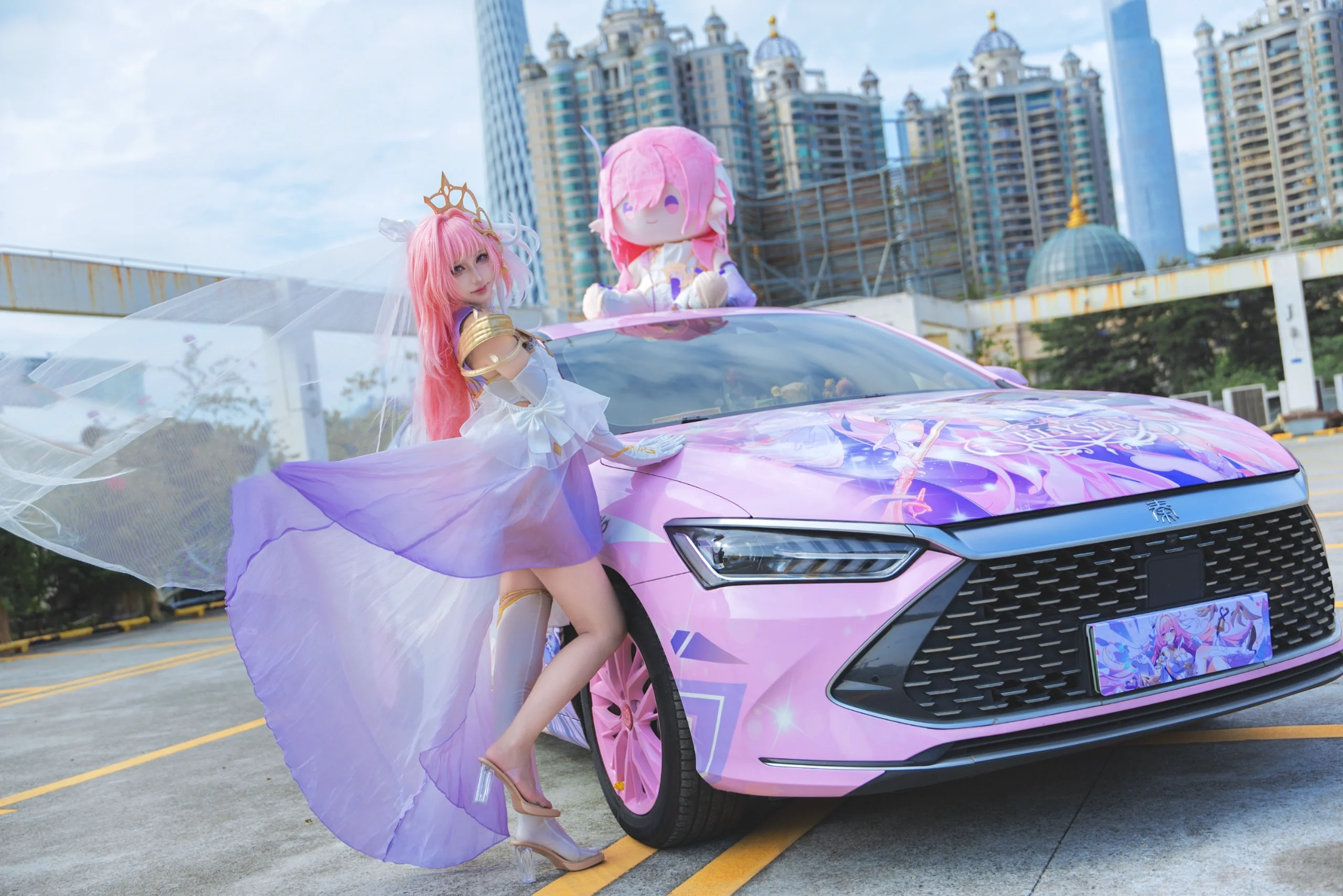 【愛莉希雅cos】崩壞3的專屬痛車外景記錄 - 第 4 張