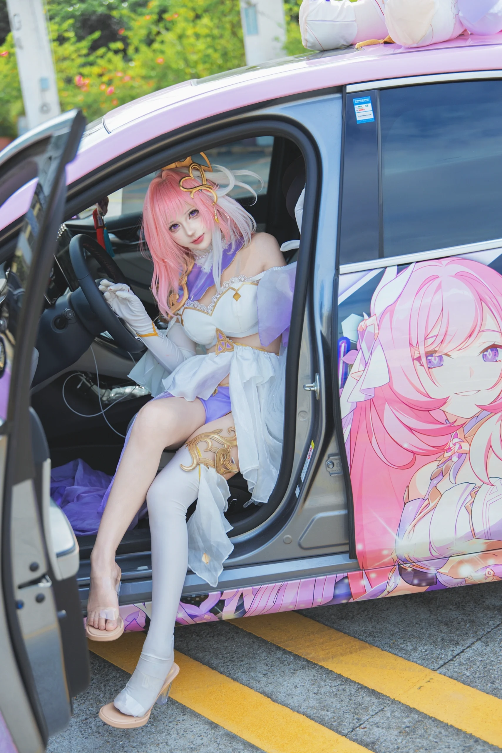【愛莉希雅cos】崩壞3的專屬痛車外景記錄 - 第 6 張