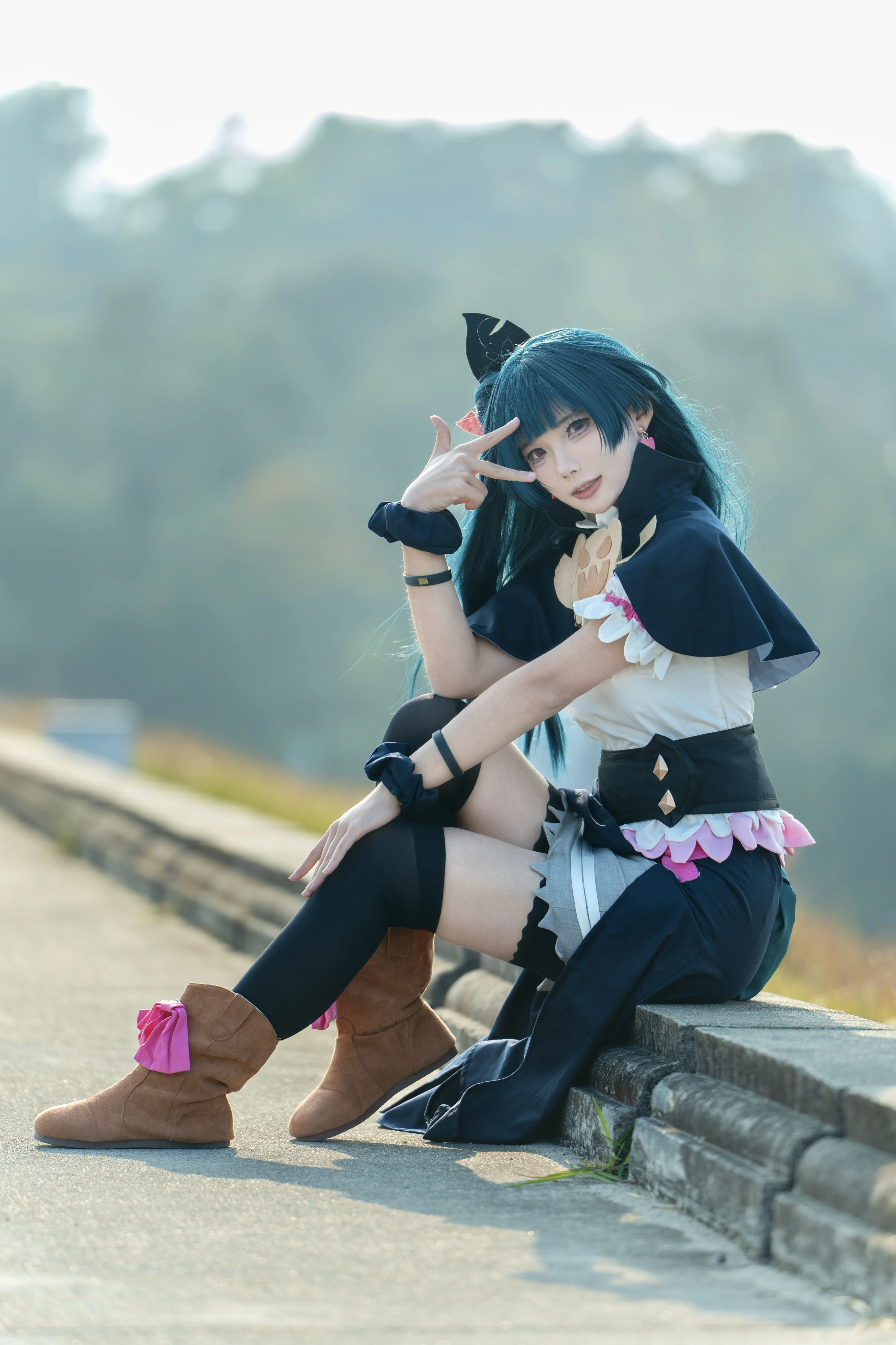 【津島善子コスプレ】秋風ダムのほとりの堕天使ヨハネ、「幻日のヨハネ」コスプレ写真共有 - 13 枚目