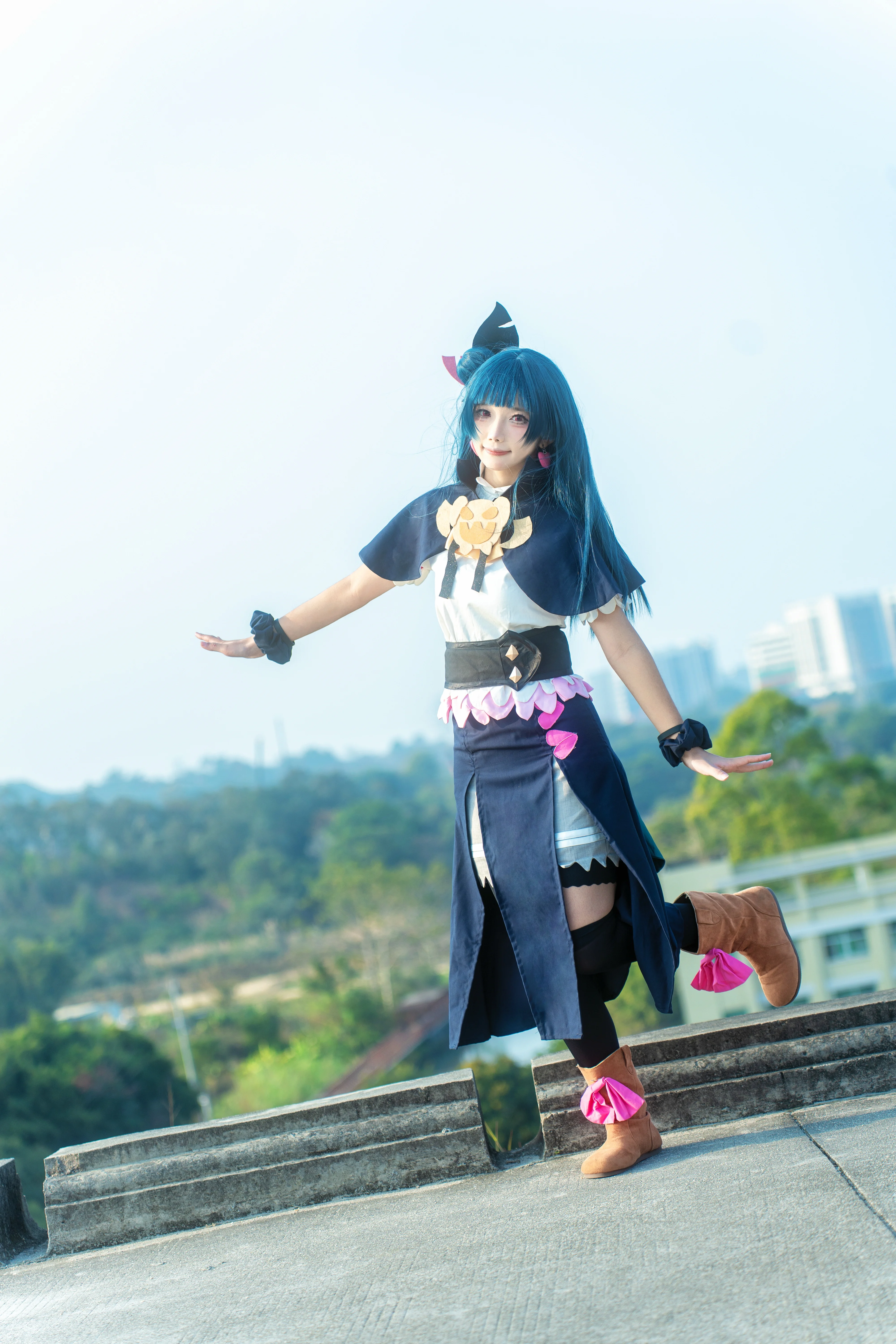 【津島善子コスプレ】秋風ダムのほとりの堕天使ヨハネ、「幻日のヨハネ」コスプレ写真共有 - 2 枚目