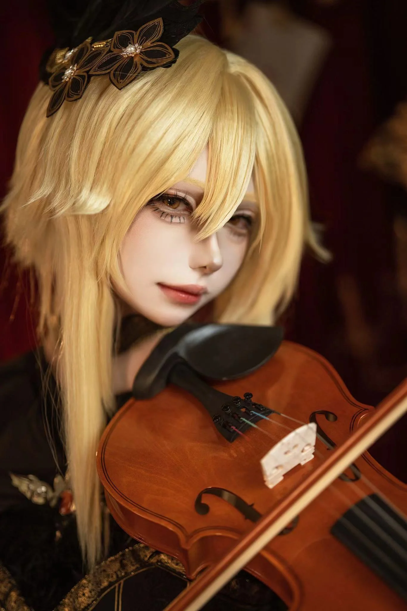 【原神 蛍 コスプレ】深淵の遺跡に響く華麗なる楽章 - 3 枚目