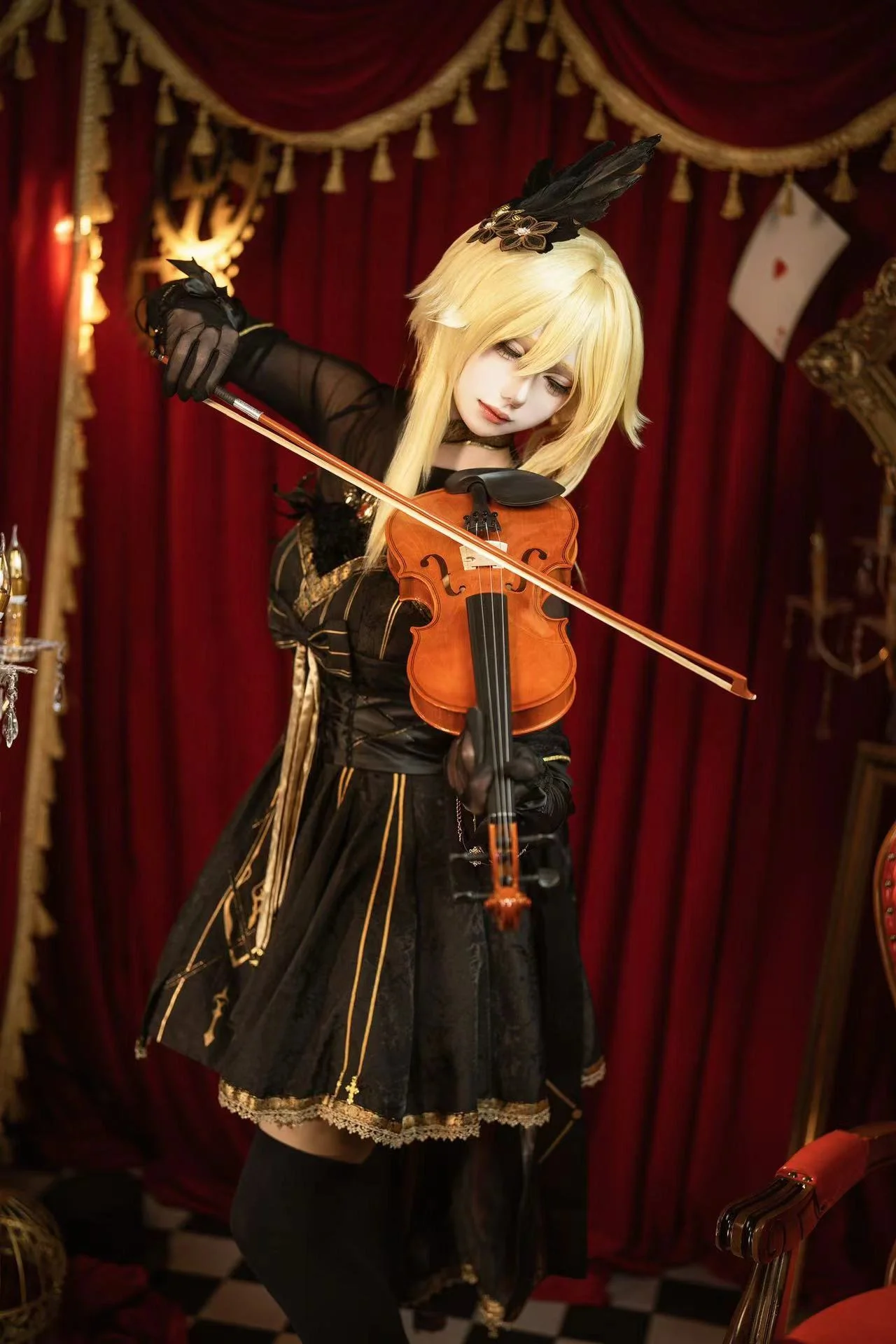 【原神 蛍 コスプレ】深淵の遺跡に響く華麗なる楽章 - 4 枚目
