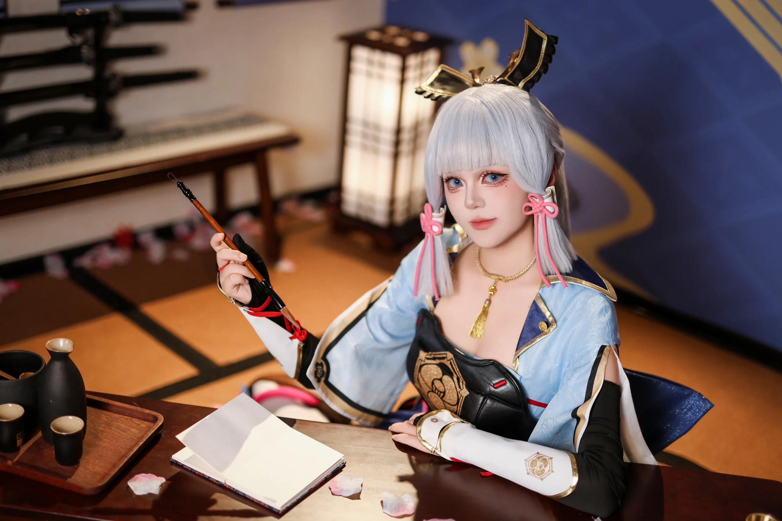 【神里绫华cos】白鹭公主的剑舞，与君共赏 - 第 4 张