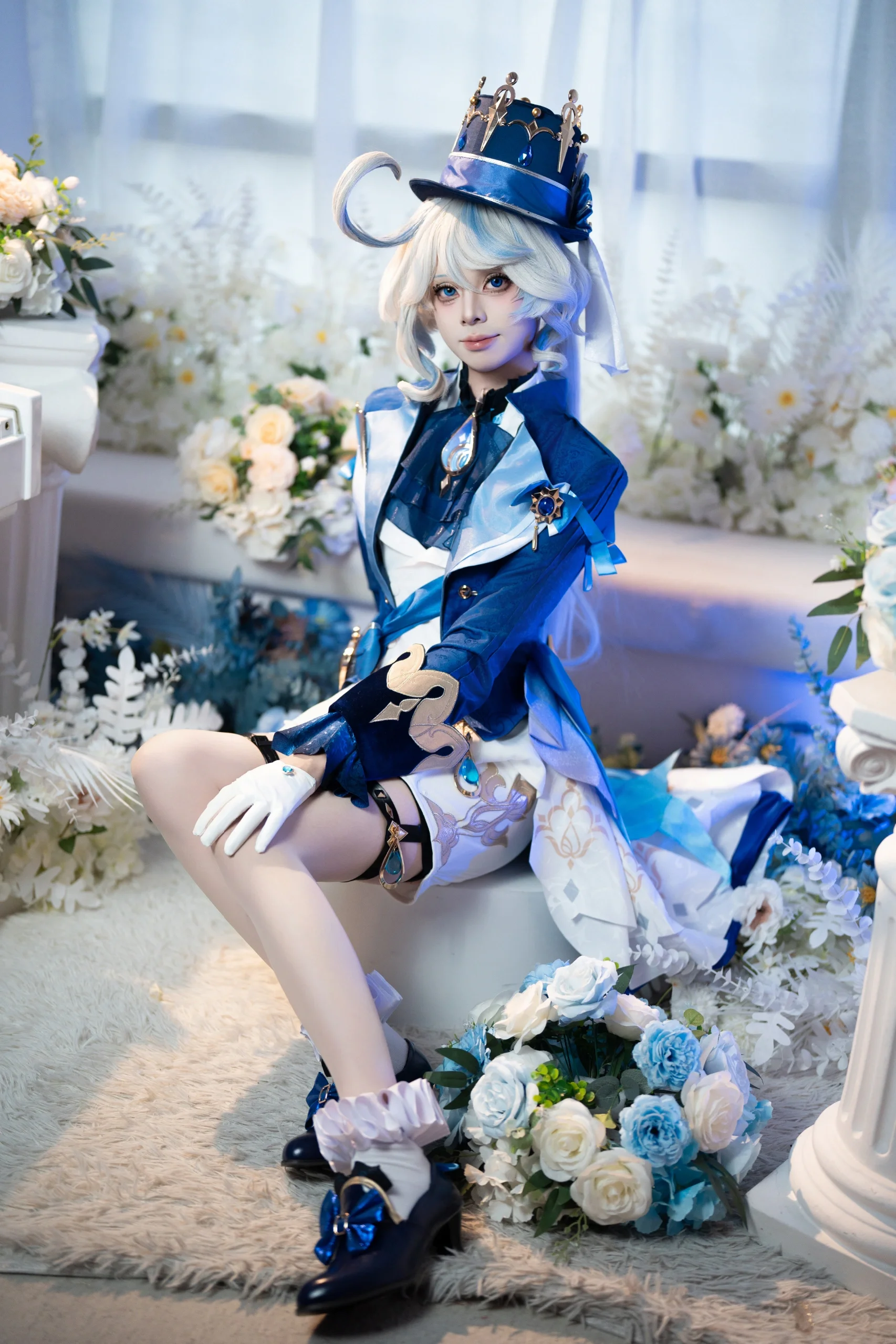 【芙宁娜cos】原神枫丹的审判，属于水神的戏剧终幕 - 第 1 张