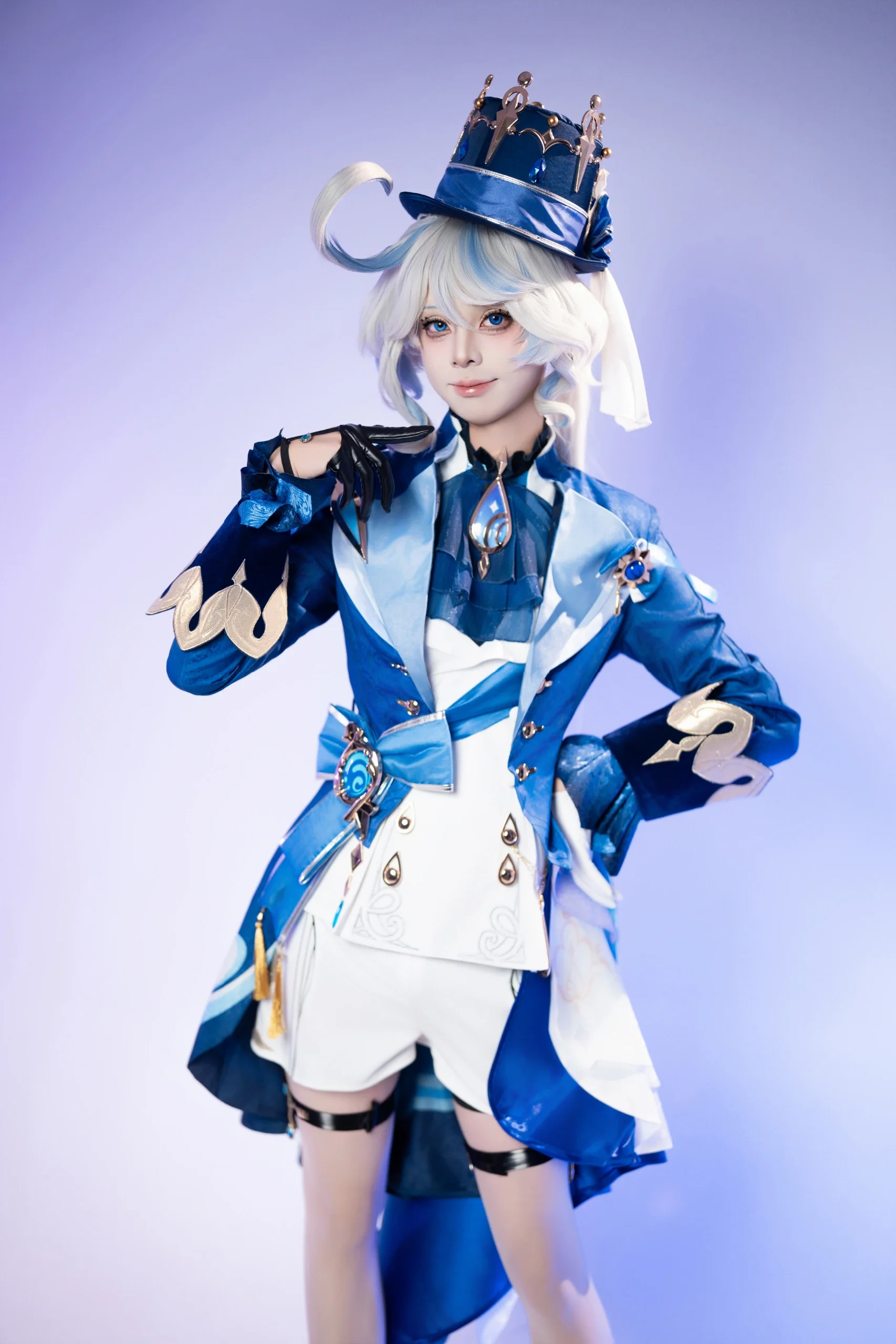 【芙宁娜cos】原神枫丹的审判，属于水神的戏剧终幕 - 第 2 张