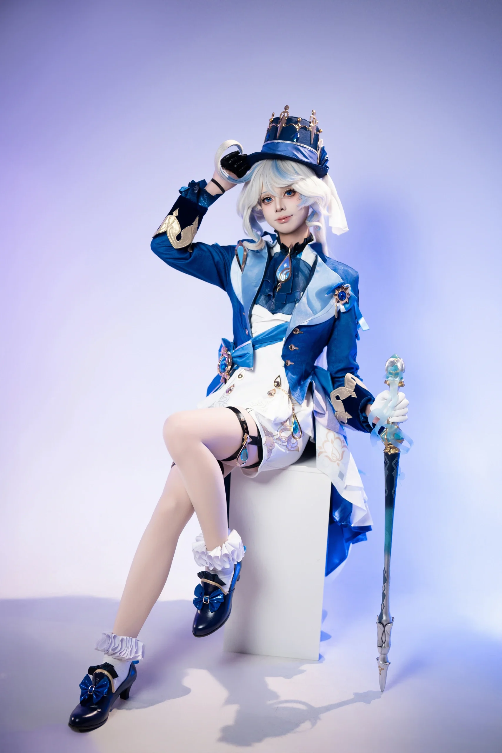 【芙宁娜cos】原神枫丹的审判，属于水神的戏剧终幕 - 第 3 张