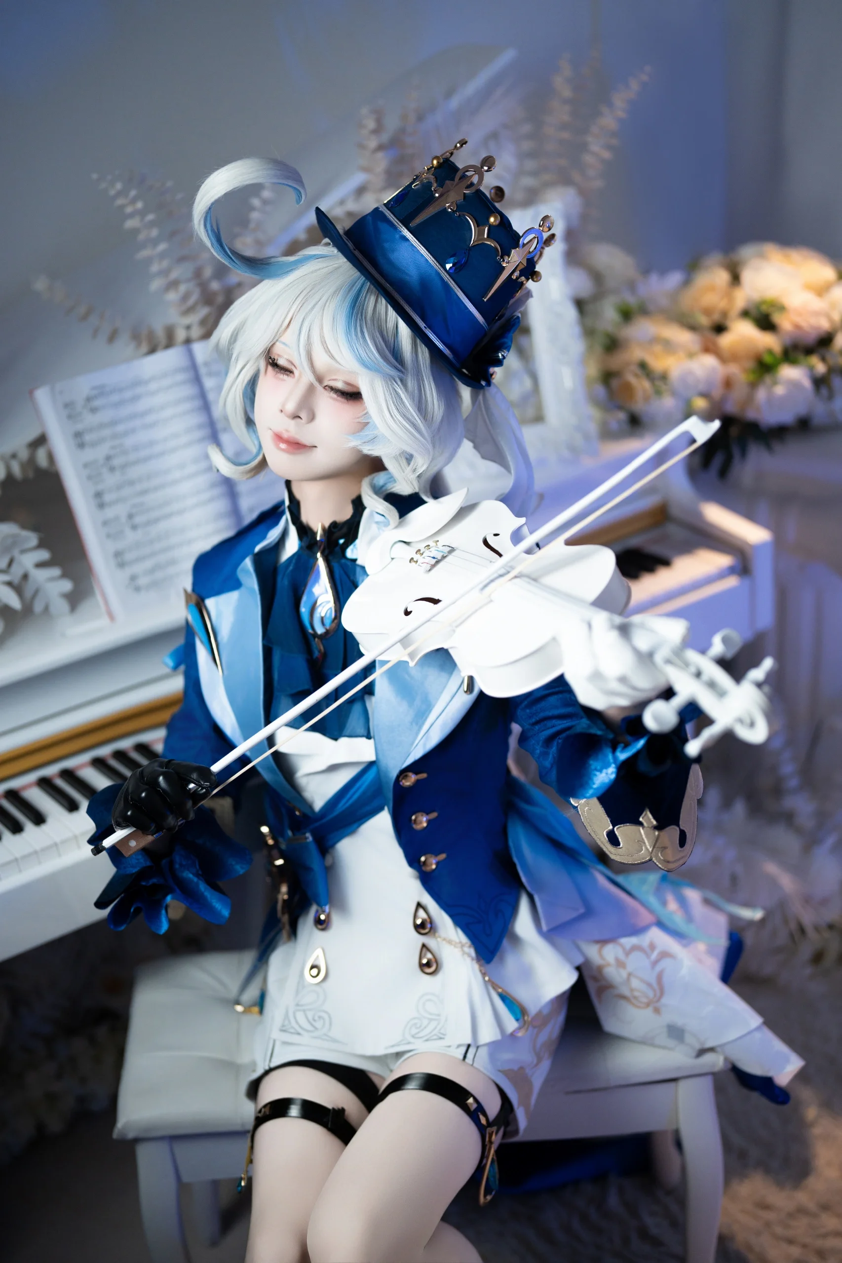 【芙宁娜cos】原神枫丹的审判，属于水神的戏剧终幕 - 第 5 张