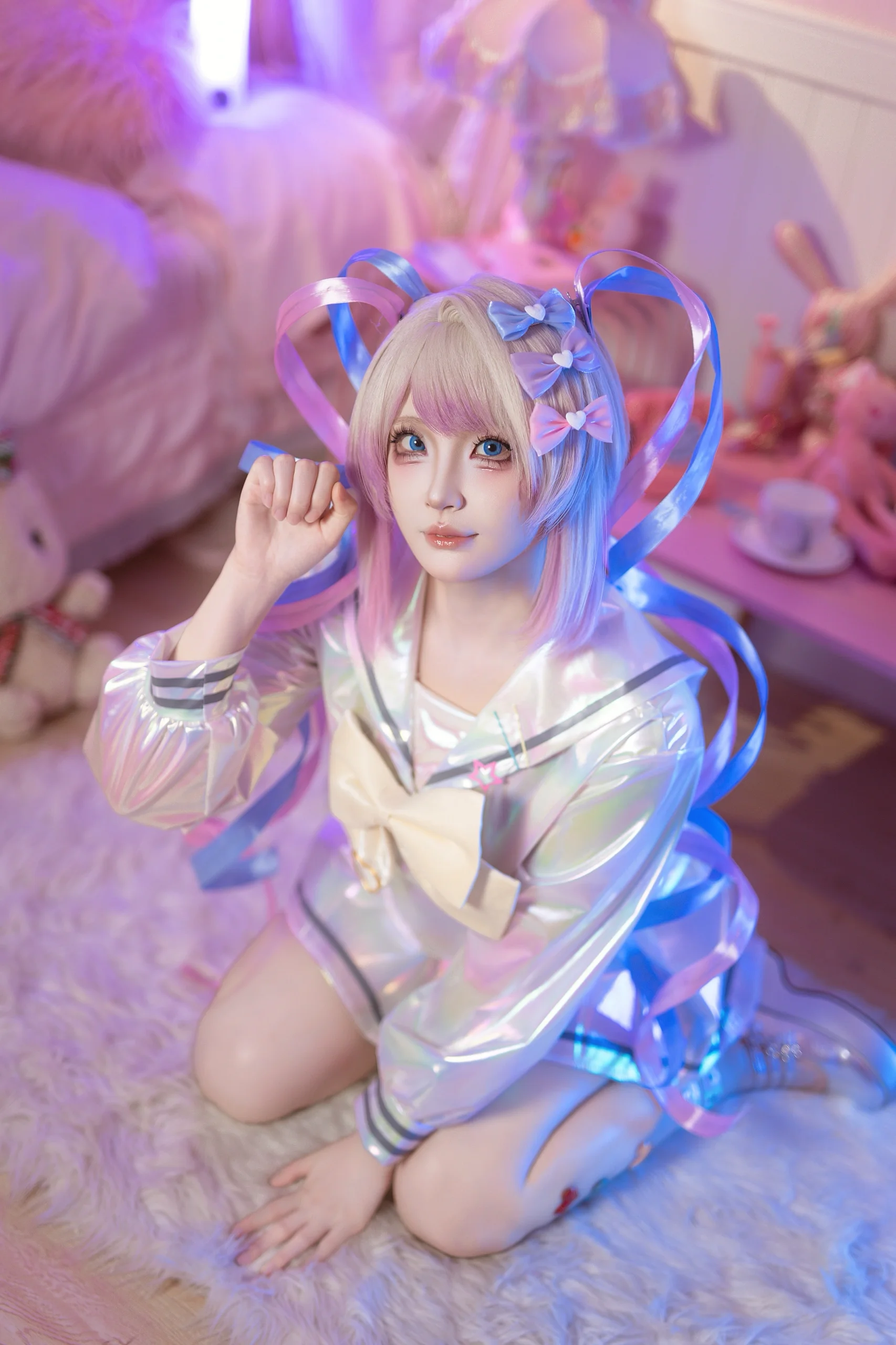 【超天酱cos】梦幻电竞空间里的Iridescent流光 - 第 3 张