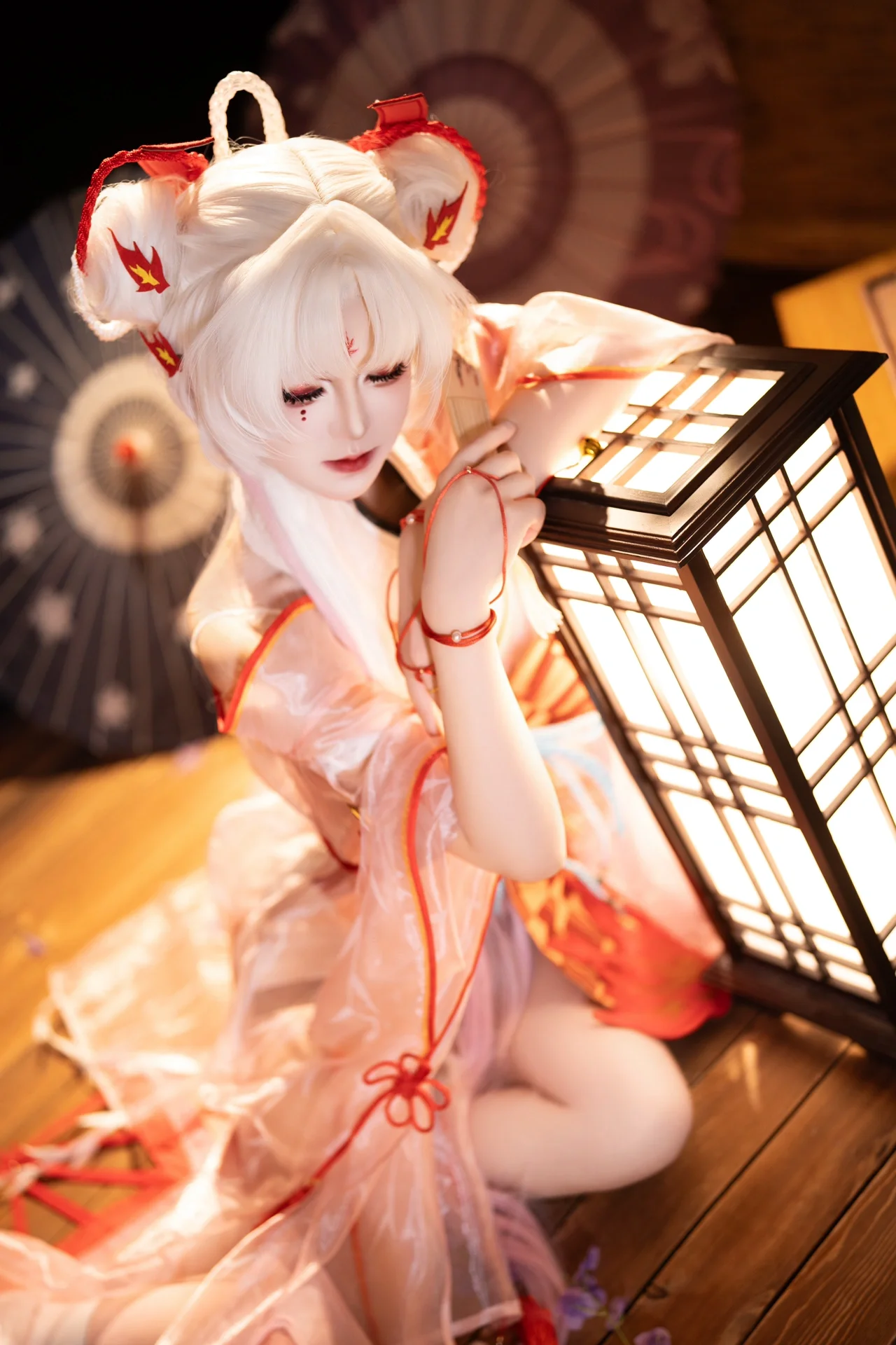 【不知火cos】阴阳师中那抹燃烧的红白之舞