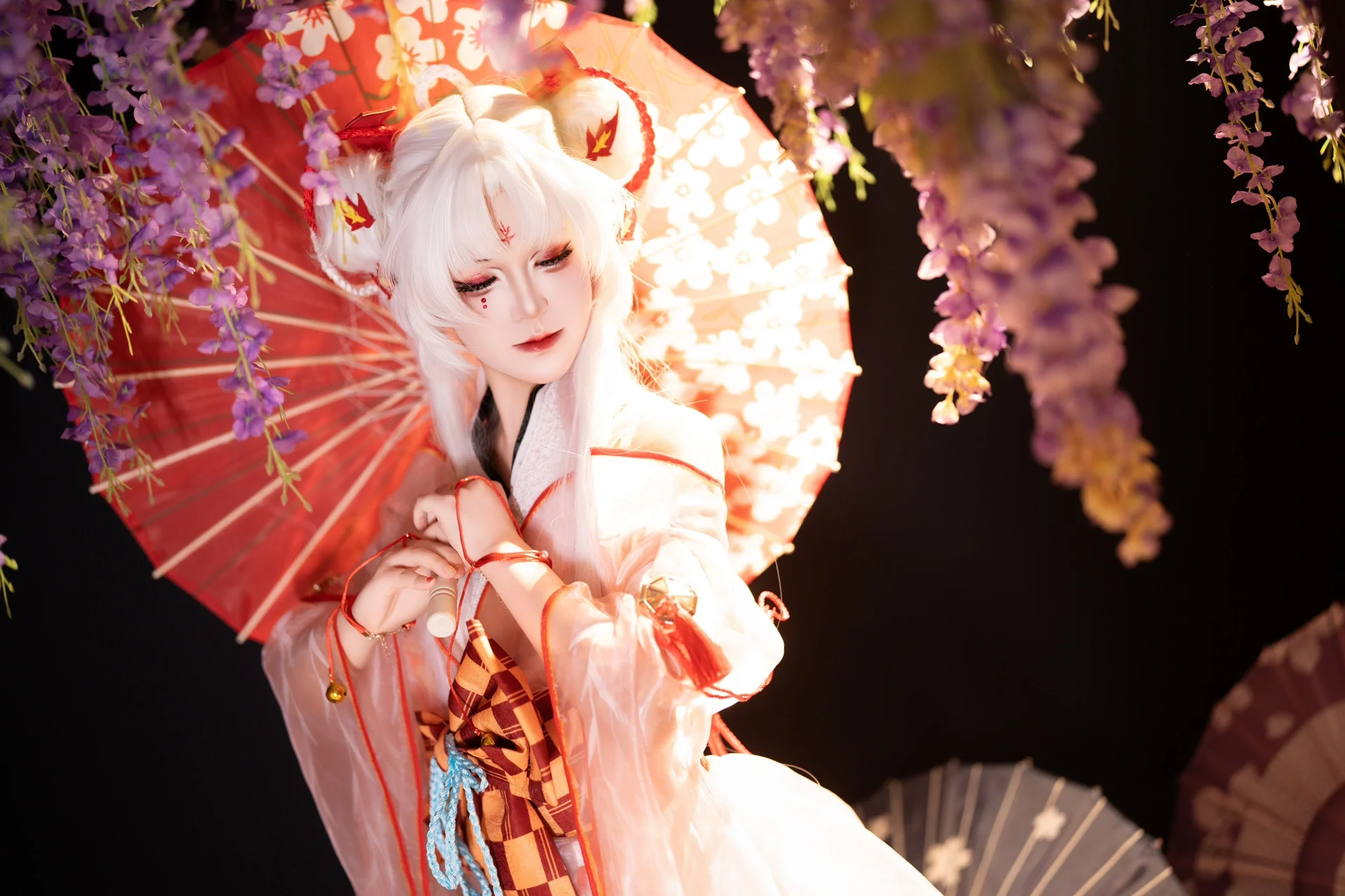 【不知火cos】阴阳师中那抹燃烧的红白之舞 - 第 4 张