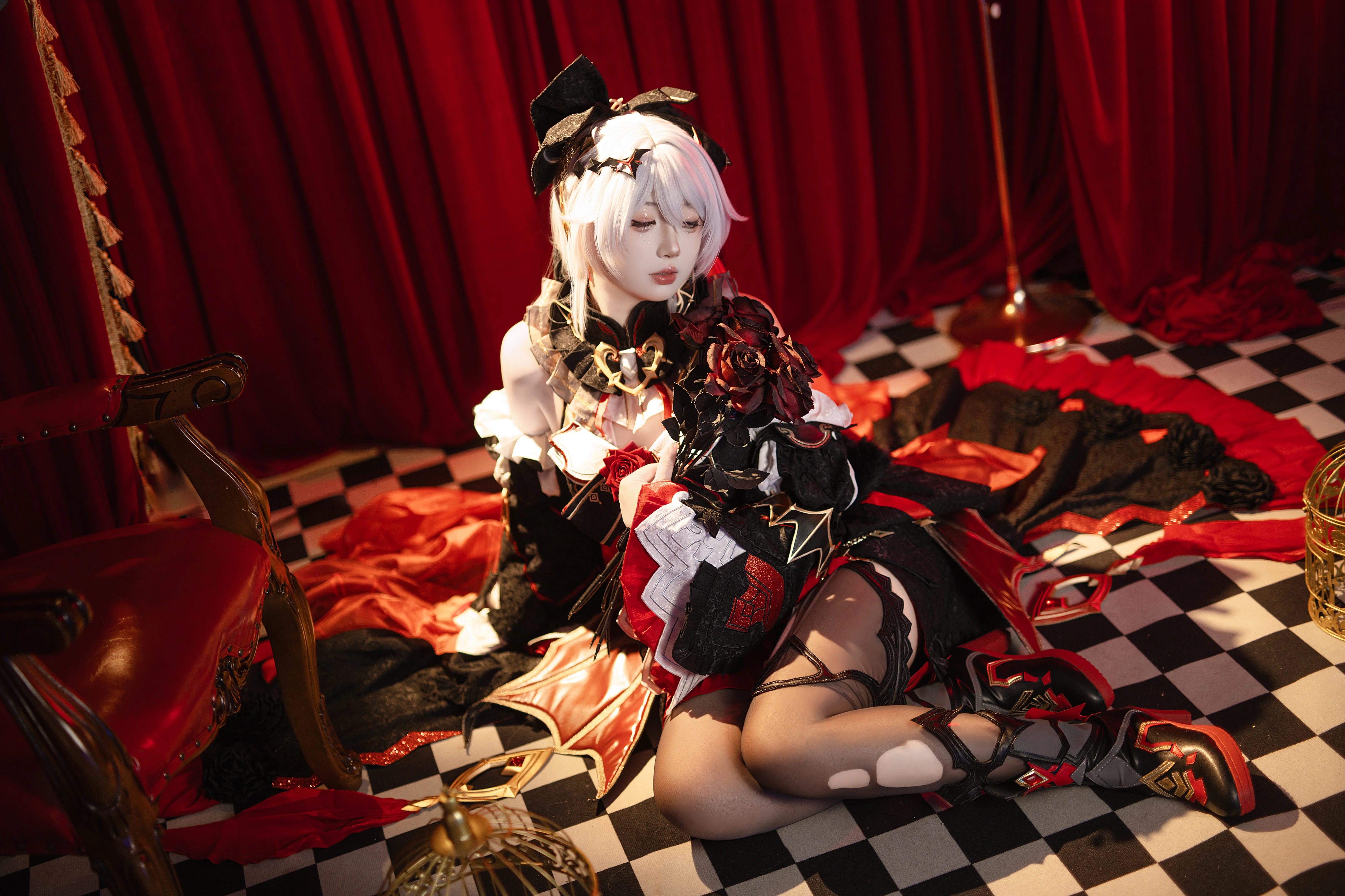 【大月下cos】红月下的吸血鬼新娘，定格镜中的重逢 - 第 2 张