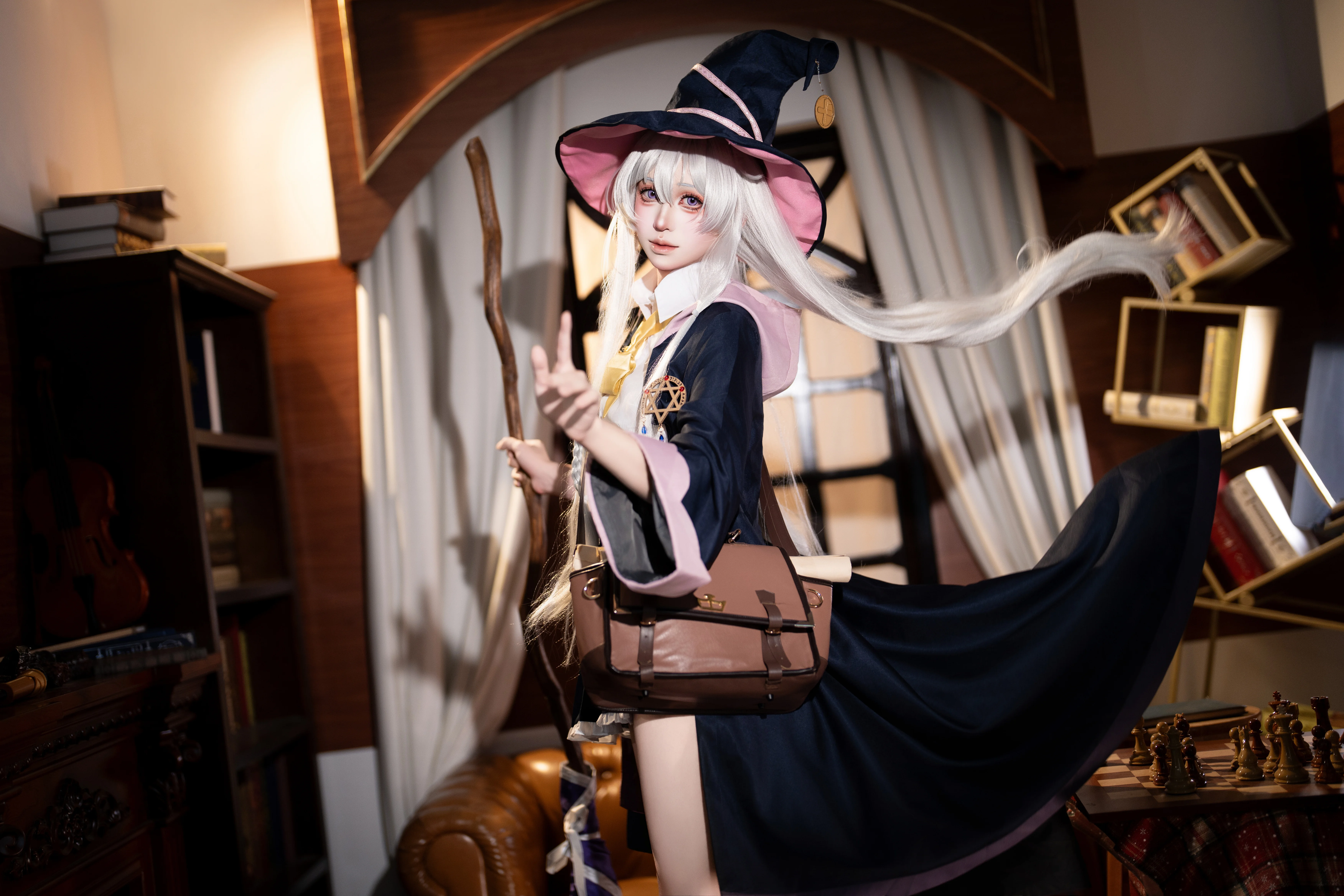 【伊蕾娜cos】魔女之旅里的惬意午后 - 第 3 张