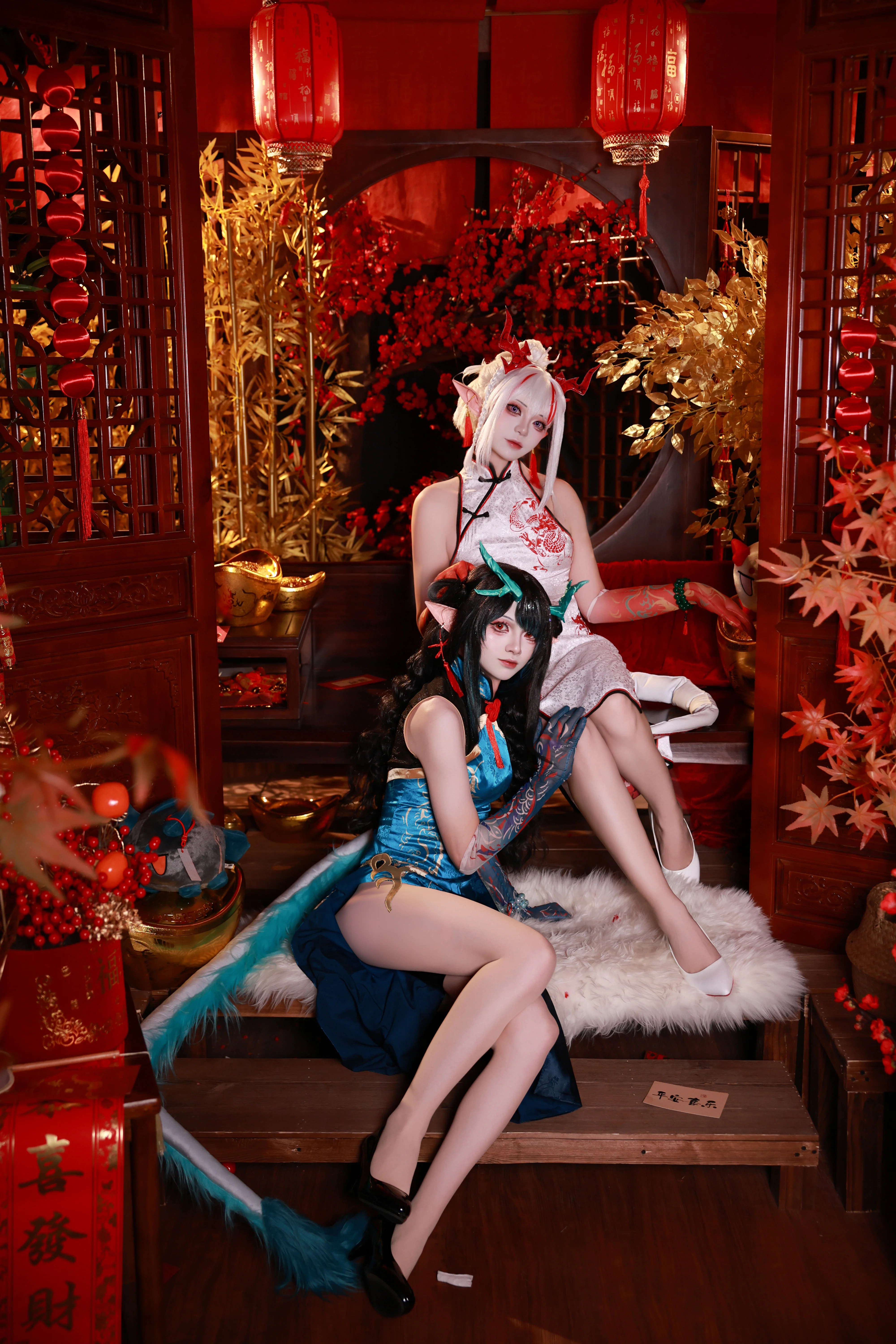 【年夕cos】《明日方舟》里的东方神话，在红灯笼下绽放 - 推荐阅读封面