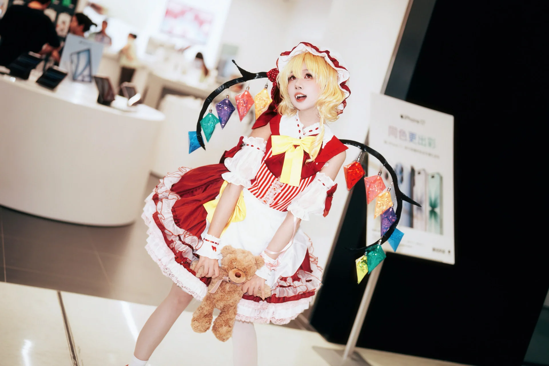【芙蘭朵露cos】東方project二設的彩翼少女 - 第 3 張