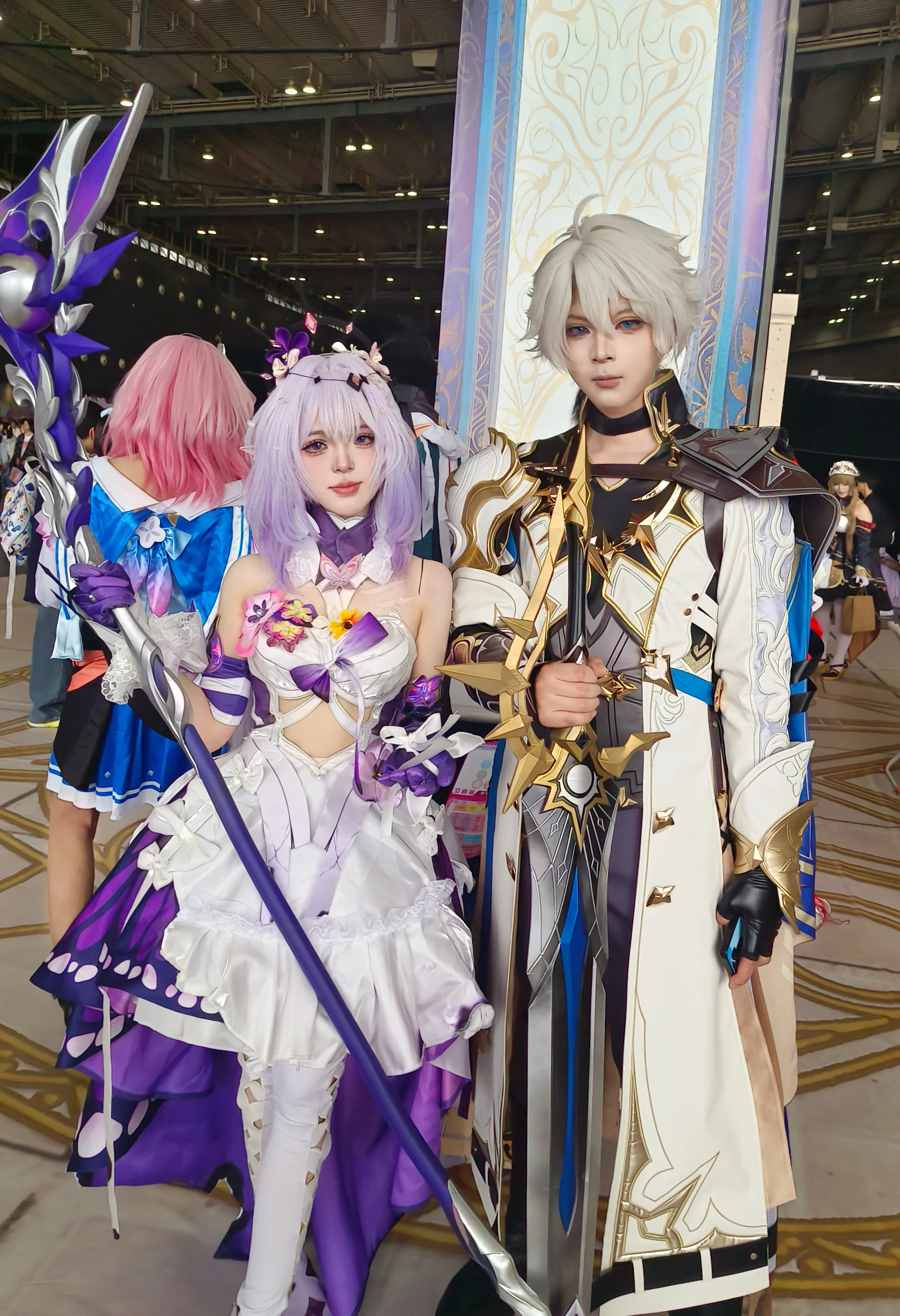 【遐蝶cos】崩坏星穹铁道展子第一天，拿镰刀的紫发少女 - 第 10 张
