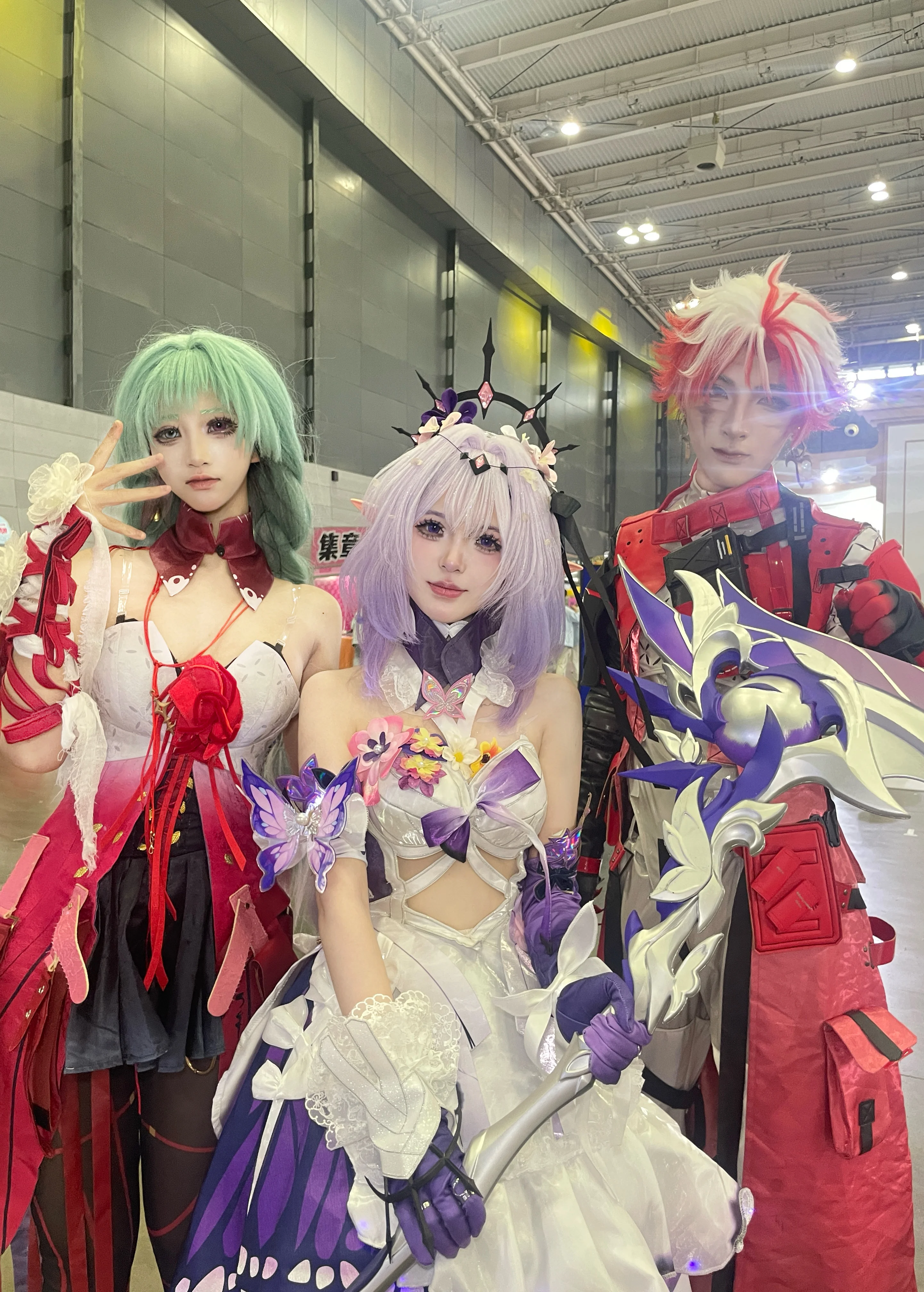 【遐蝶cos】崩坏星穹铁道展子第一天，拿镰刀的紫发少女 - 第 11 张