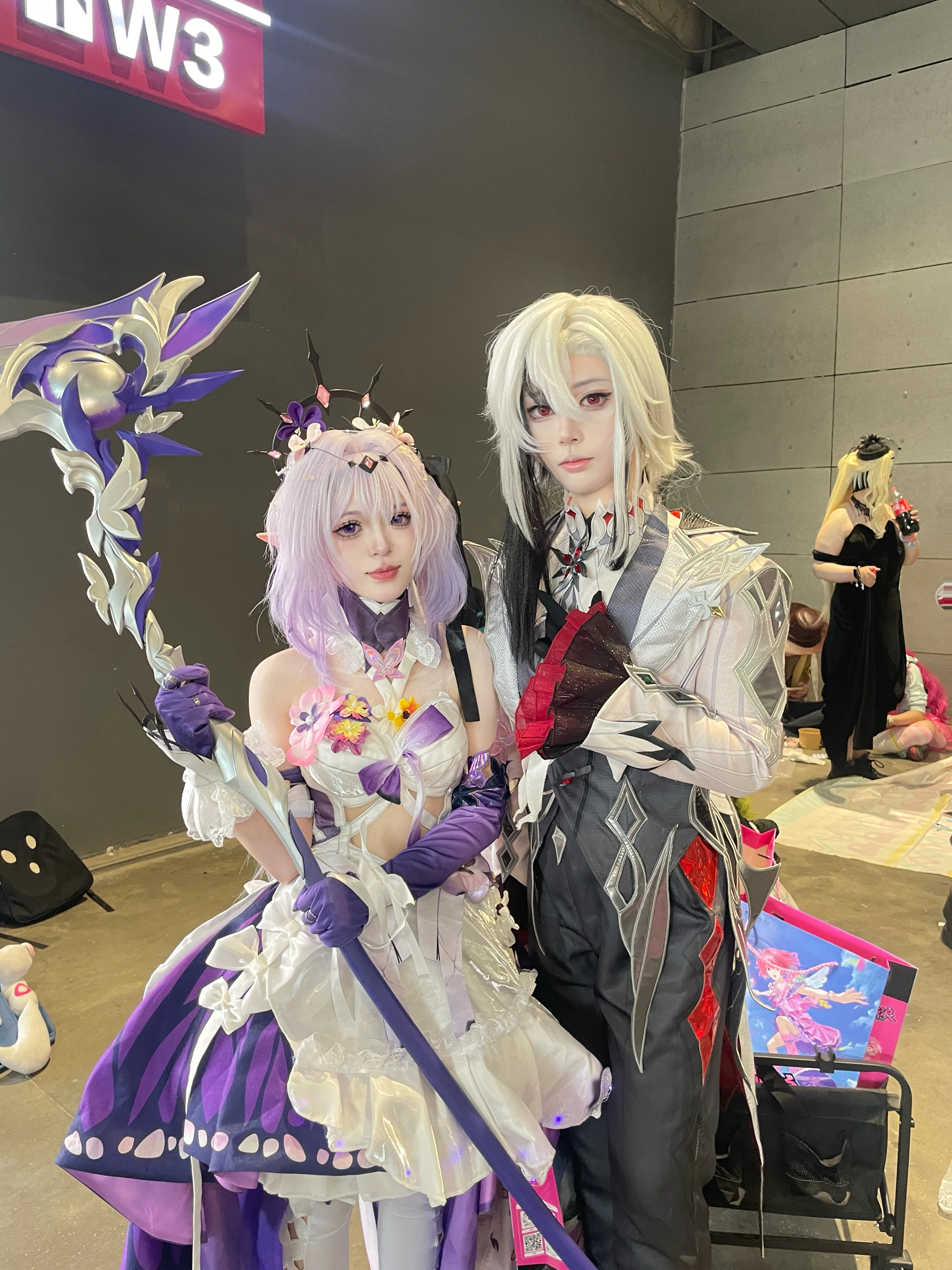 【遐蝶cos】崩坏星穹铁道展子第一天，拿镰刀的紫发少女 - 第 13 张