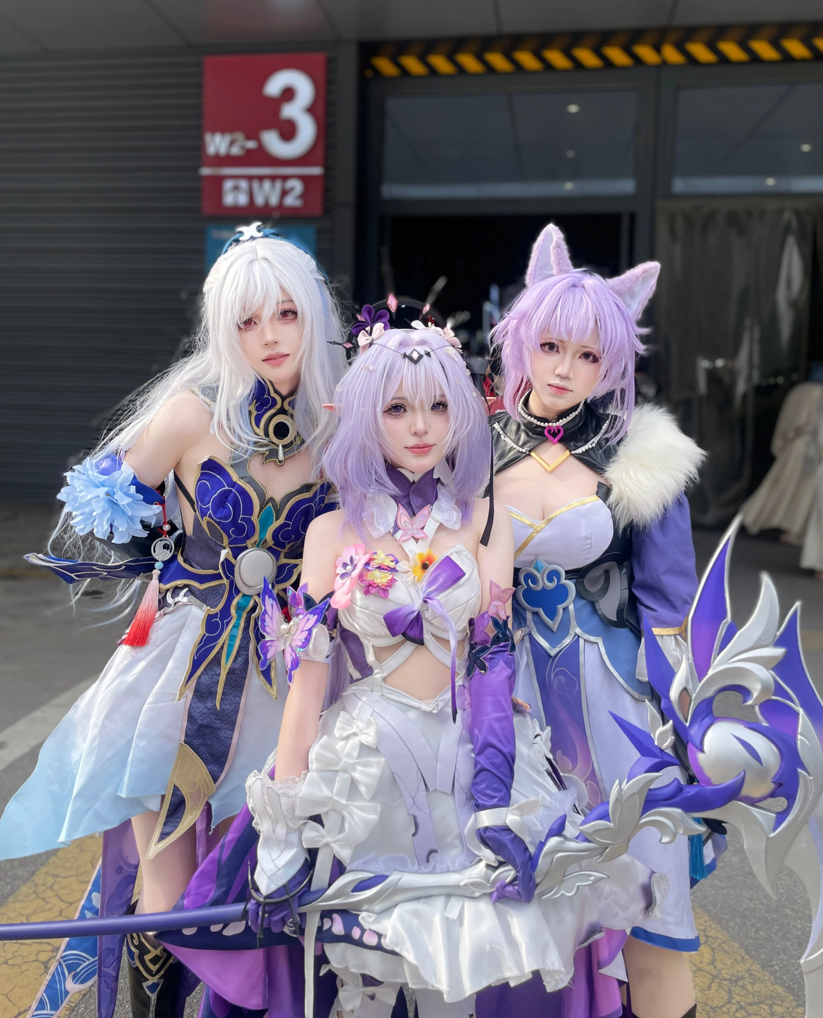 【遐蝶cos】崩坏星穹铁道展子第一天，拿镰刀的紫发少女 - 第 16 张