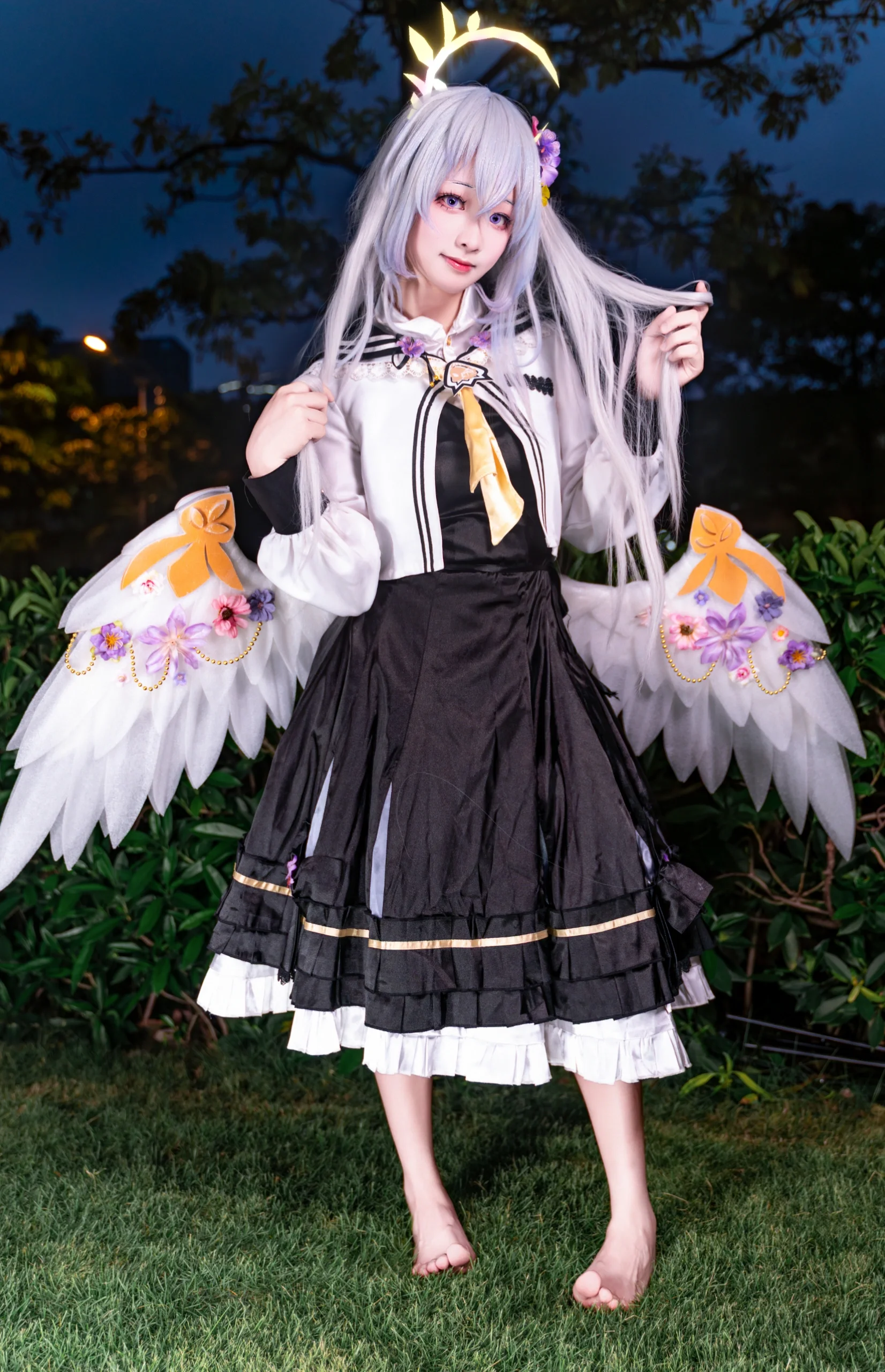【白洲梓cos】蔚蓝档案里的夜间巡游